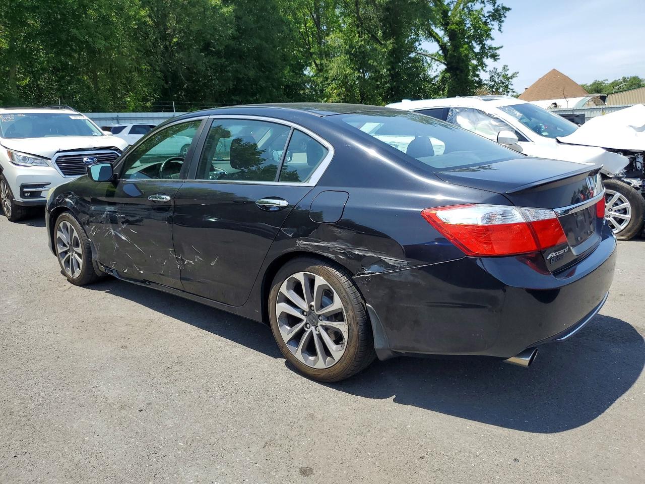 2014 Honda Accord Sport Burgundy vin: 1HGCR2F50EA272021