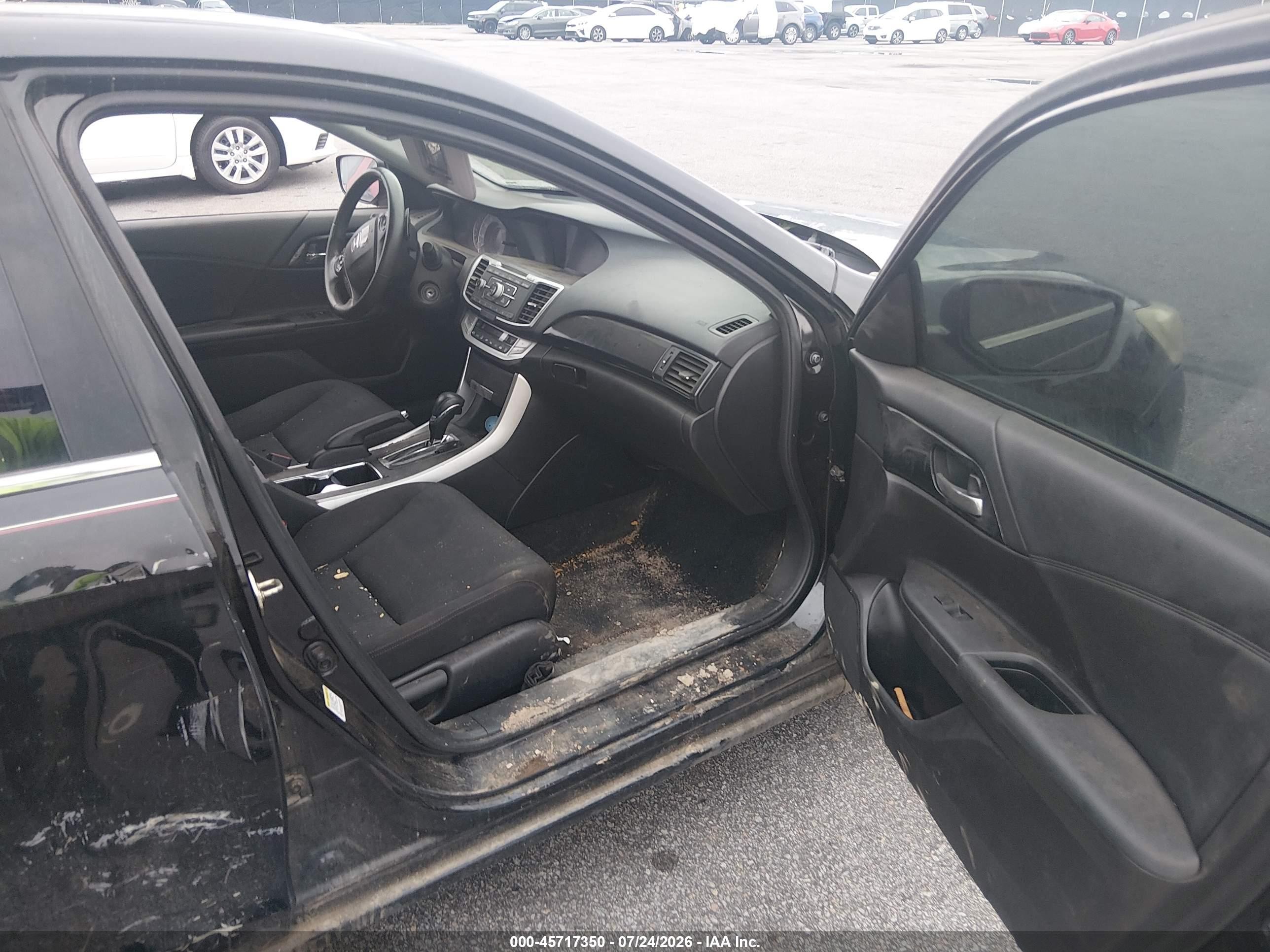 2015 Honda Accord Sport Black vin: 1HGCR2F50FA027625