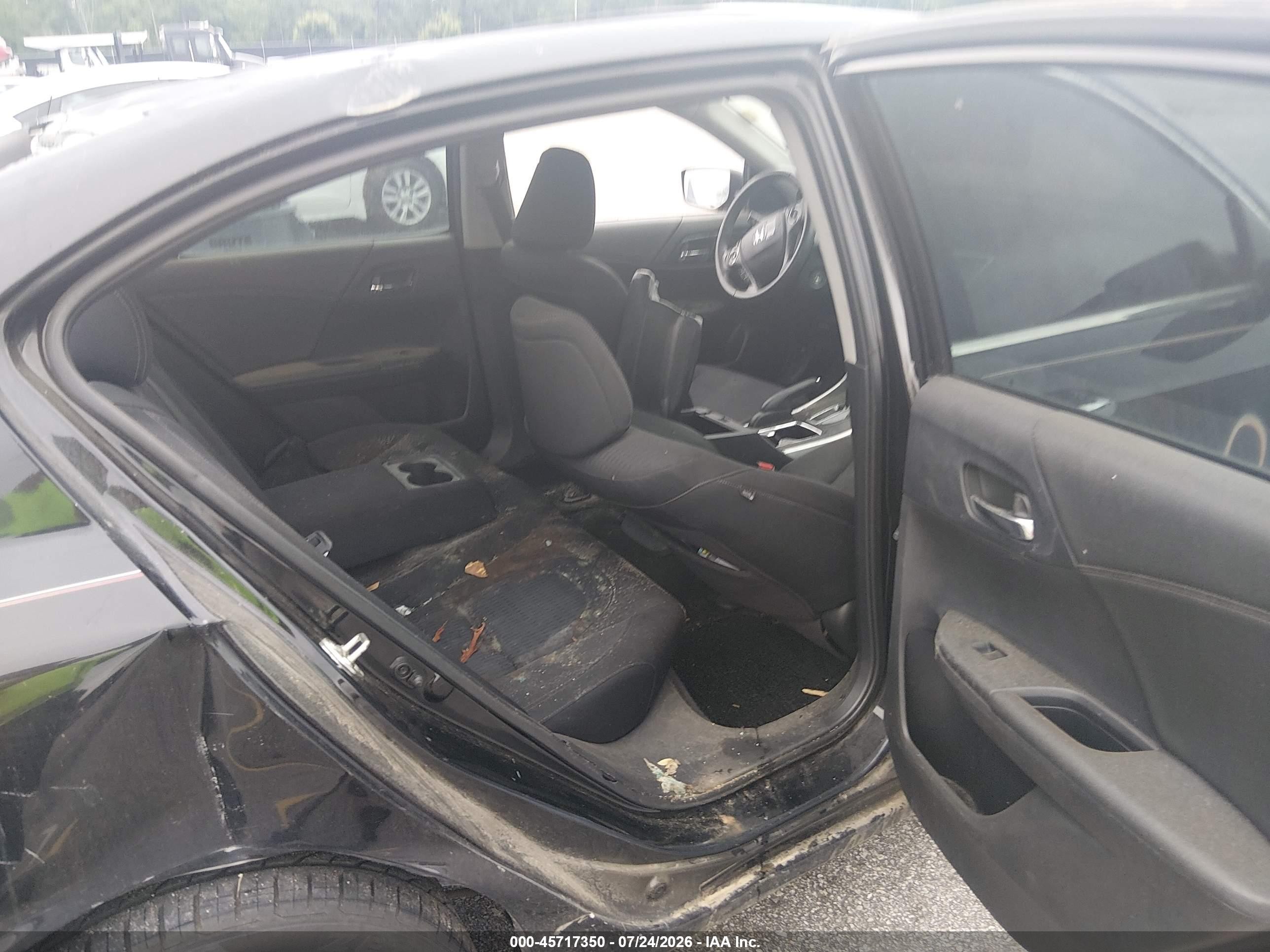 2015 Honda Accord Sport Black vin: 1HGCR2F50FA027625