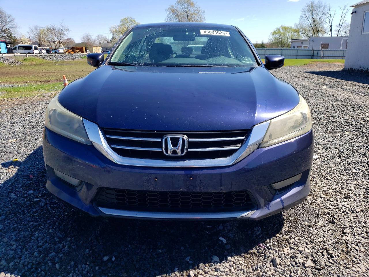 2015 Honda Accord Sport Blue vin: 1HGCR2F50FA044280