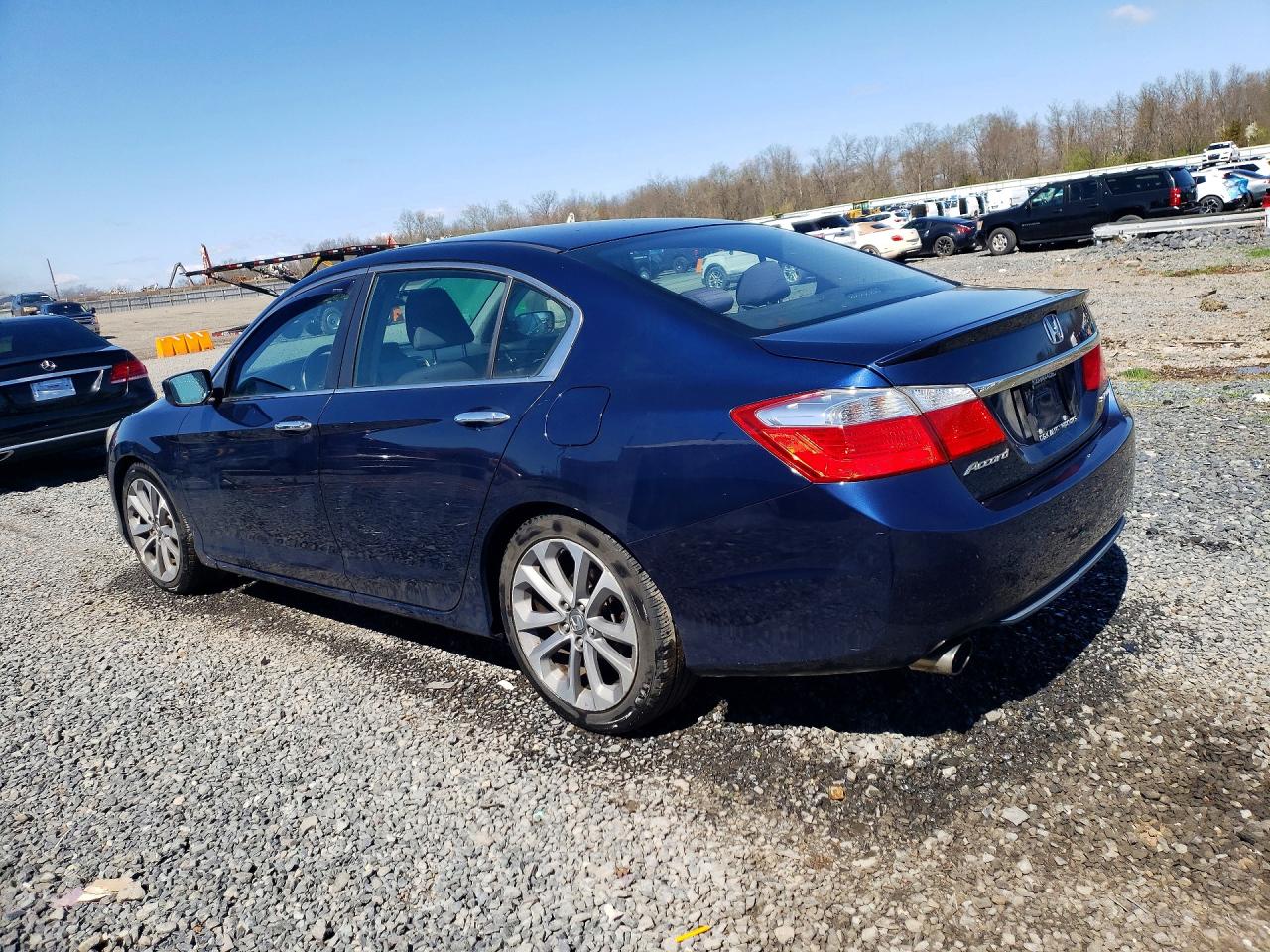 2015 Honda Accord Sport Blue vin: 1HGCR2F50FA044280