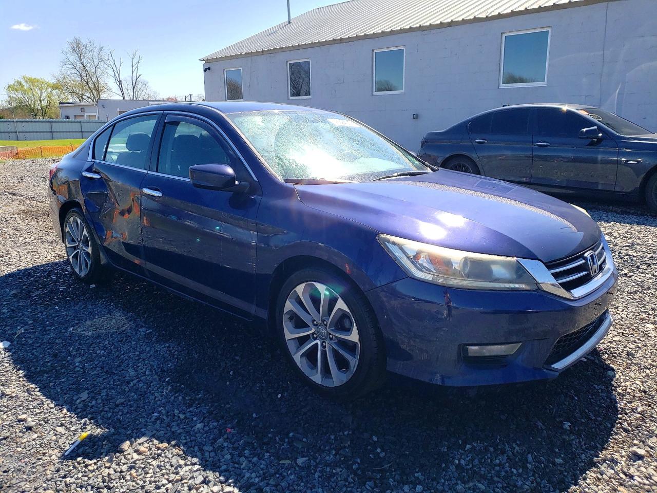 2015 Honda Accord Sport Blue vin: 1HGCR2F50FA044280