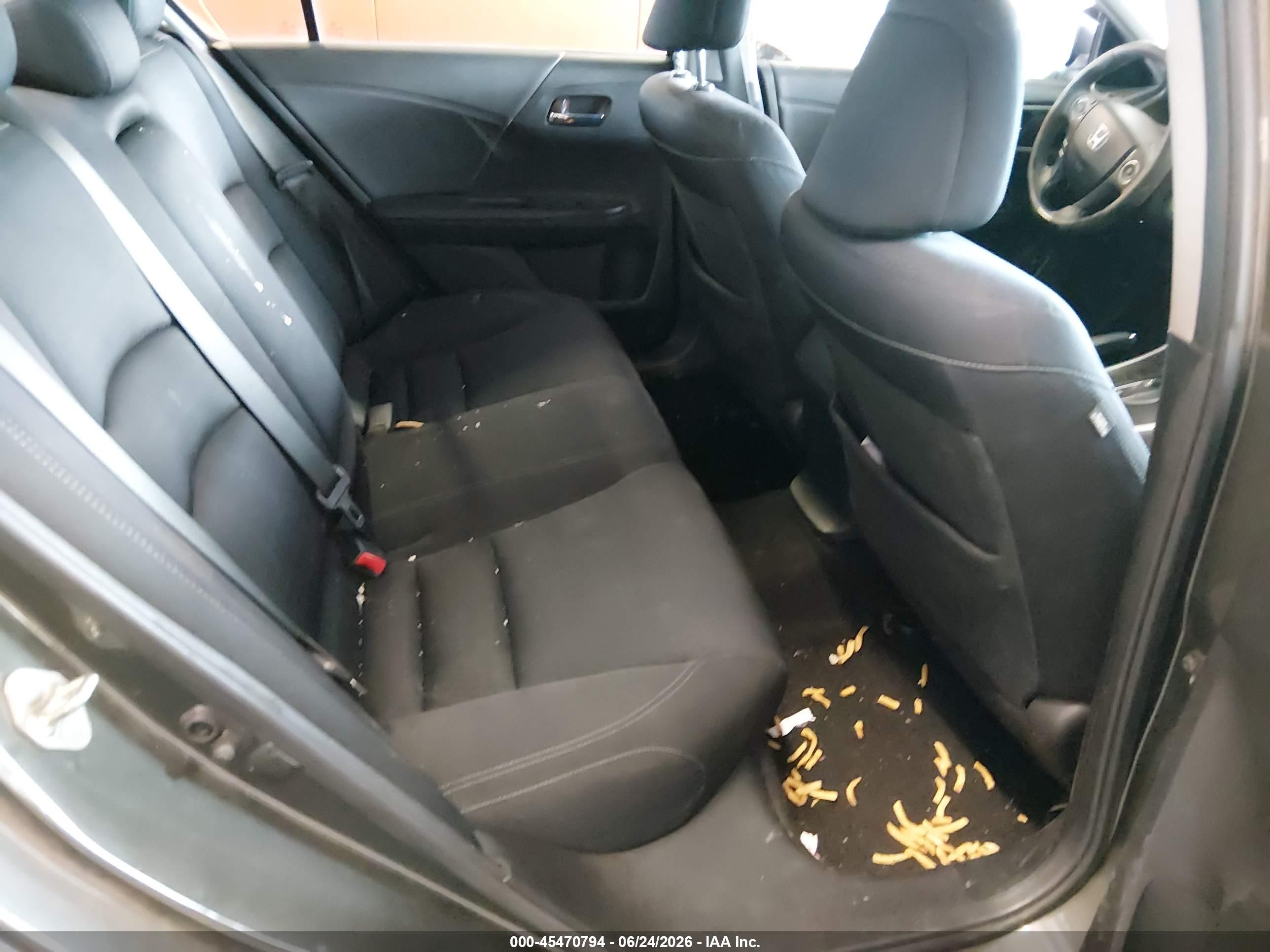 2015 Honda Accord Sport Серый vin: 1HGCR2F50FA052802