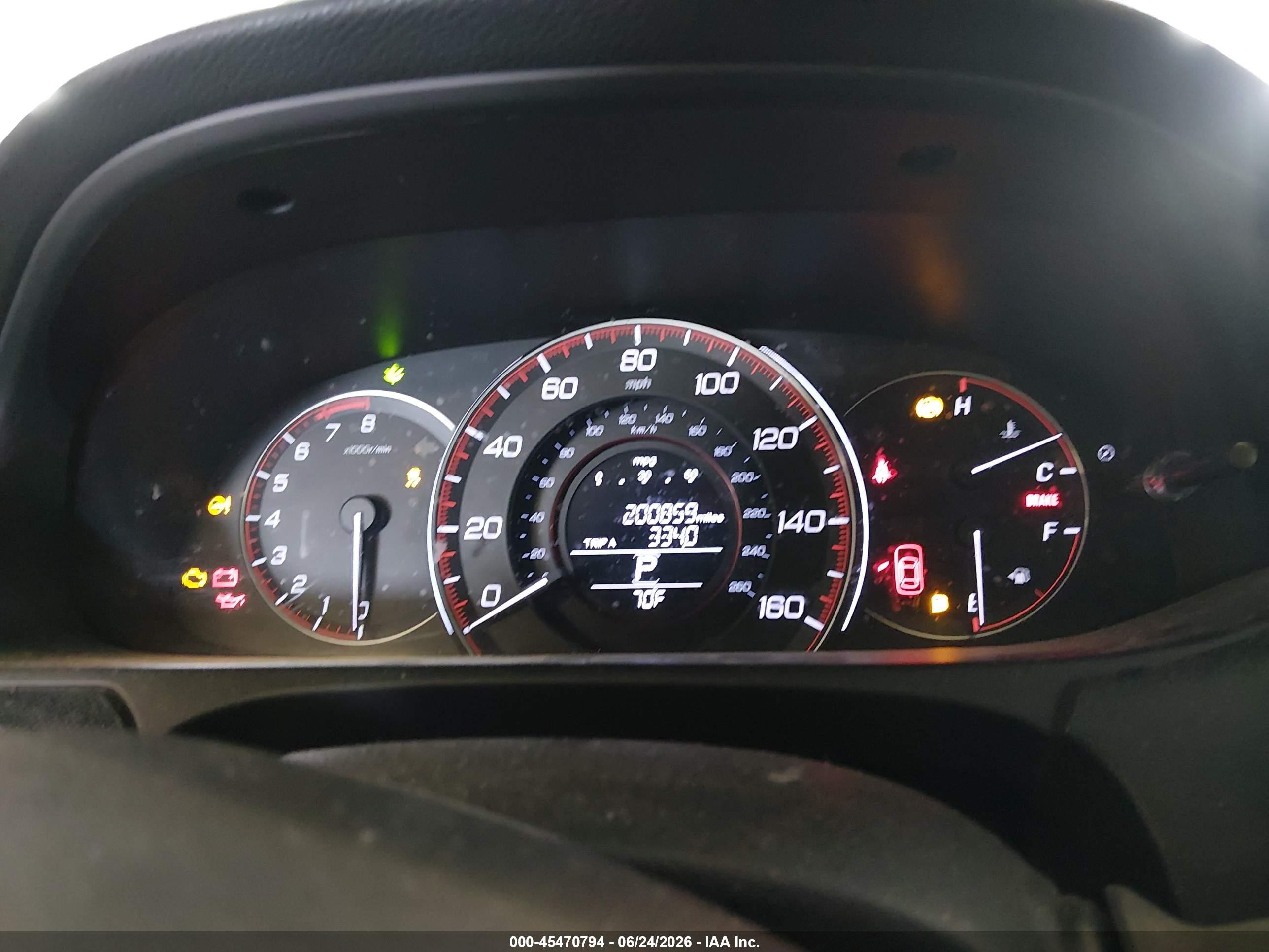 2015 Honda Accord Sport Серый vin: 1HGCR2F50FA052802