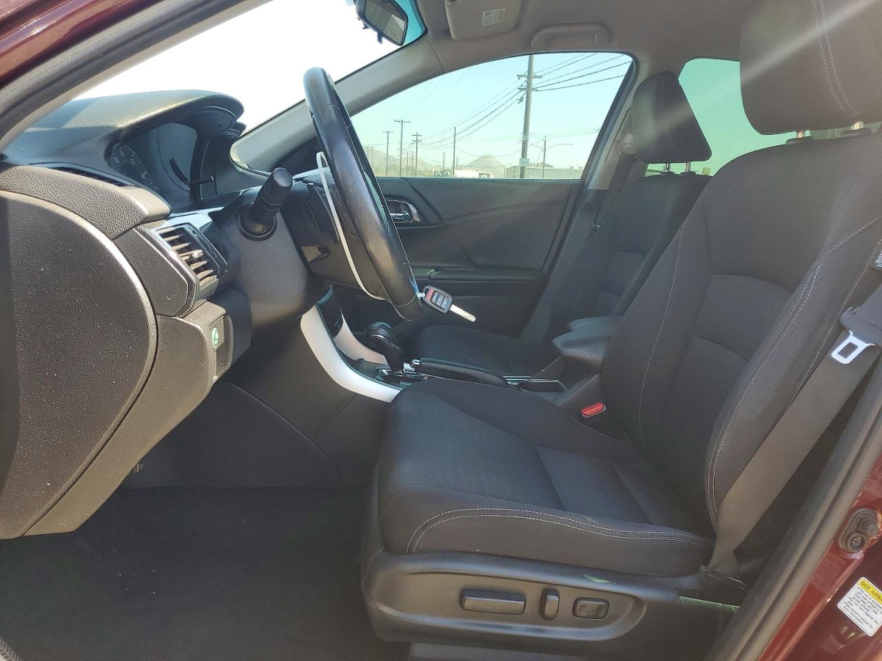 2015 Honda Accord Sport Burgundy vin: 1HGCR2F50FA055151