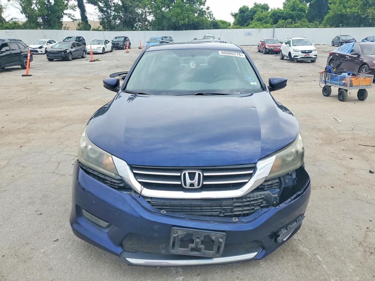 2015 Honda Accord Sport Blue vin: 1HGCR2F50FA076226