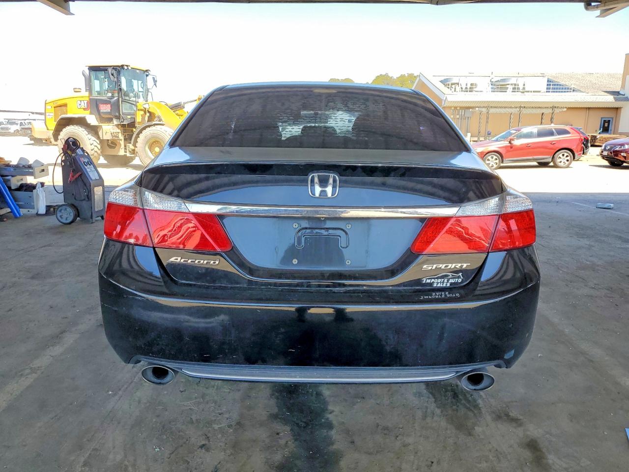 2015 Honda Accord Sport Черный vin: 1HGCR2F50FA142077