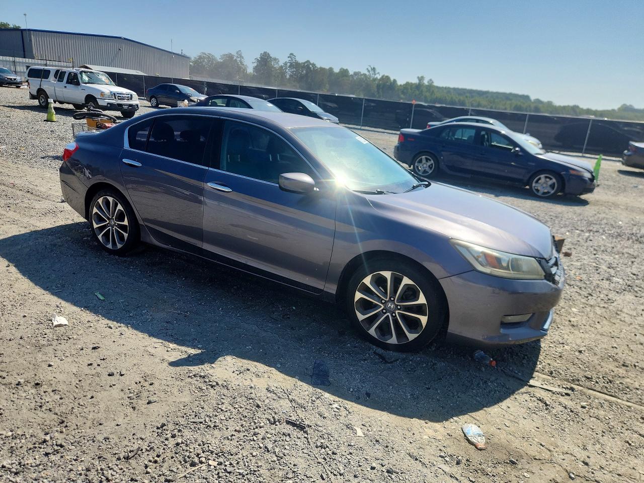 2015 Honda Accord Sport Gray vin: 1HGCR2F50FA192400
