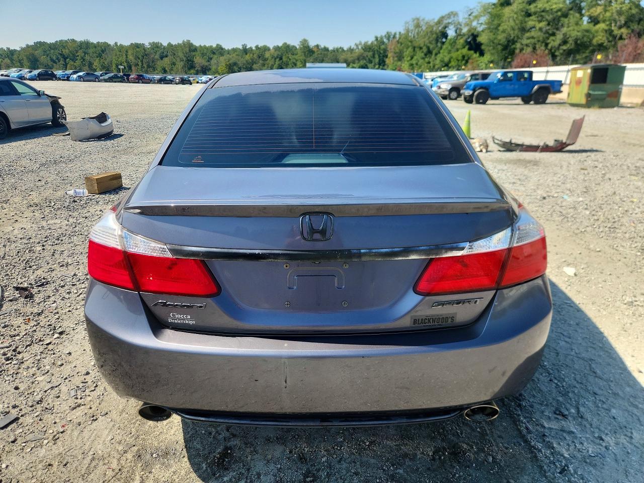 2015 Honda Accord Sport Gray vin: 1HGCR2F50FA192400