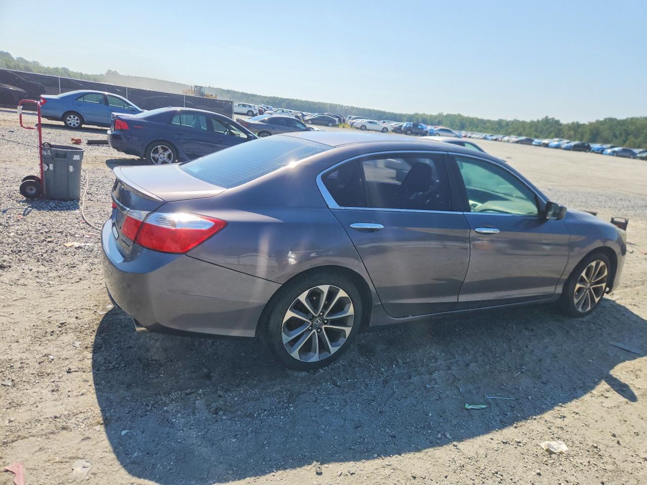 2015 Honda Accord Sport Gray vin: 1HGCR2F50FA192400