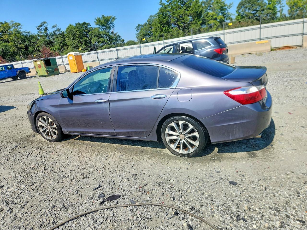 2015 Honda Accord Sport Gray vin: 1HGCR2F50FA192400