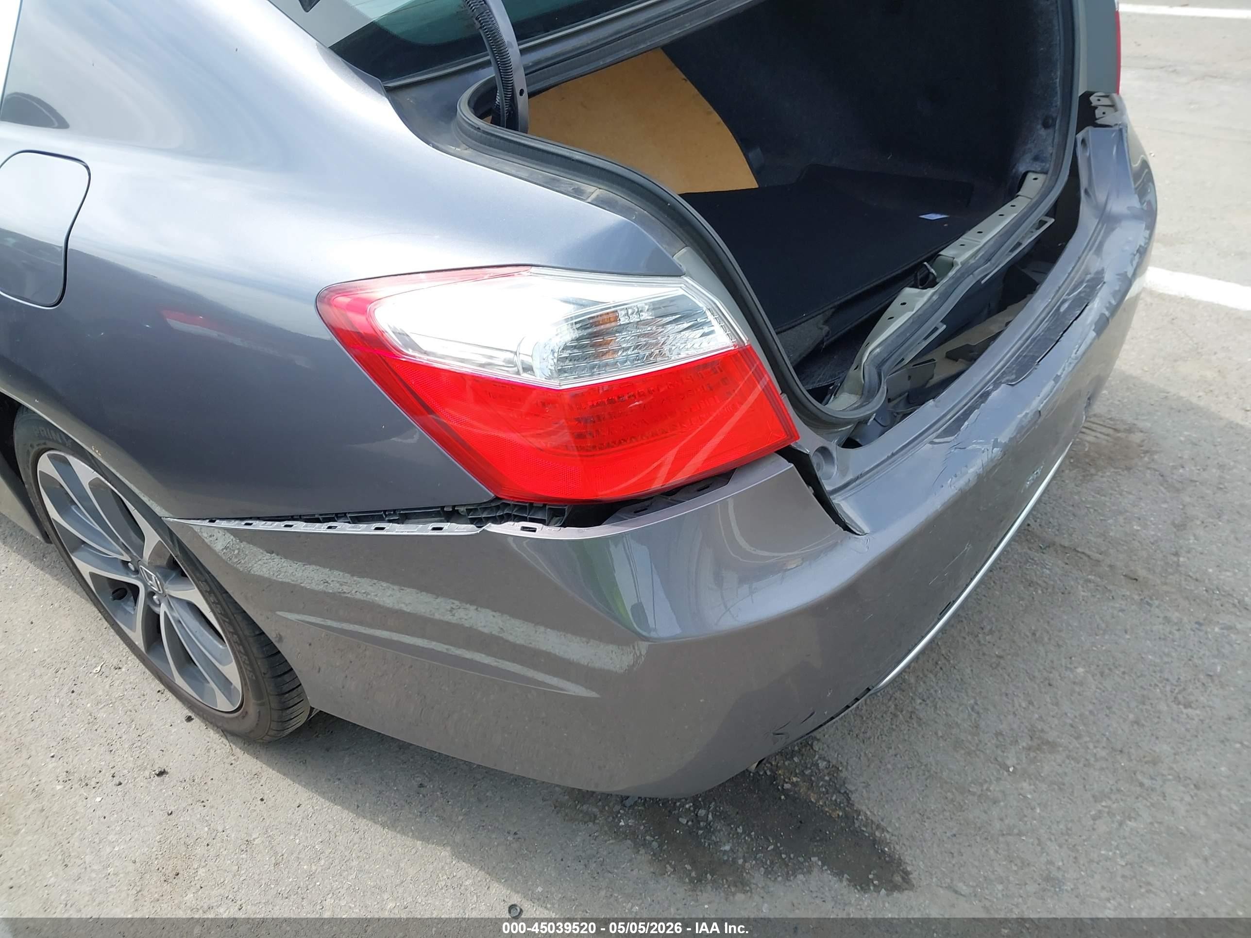2015 Honda Accord Sport Gray vin: 1HGCR2F50FA229316