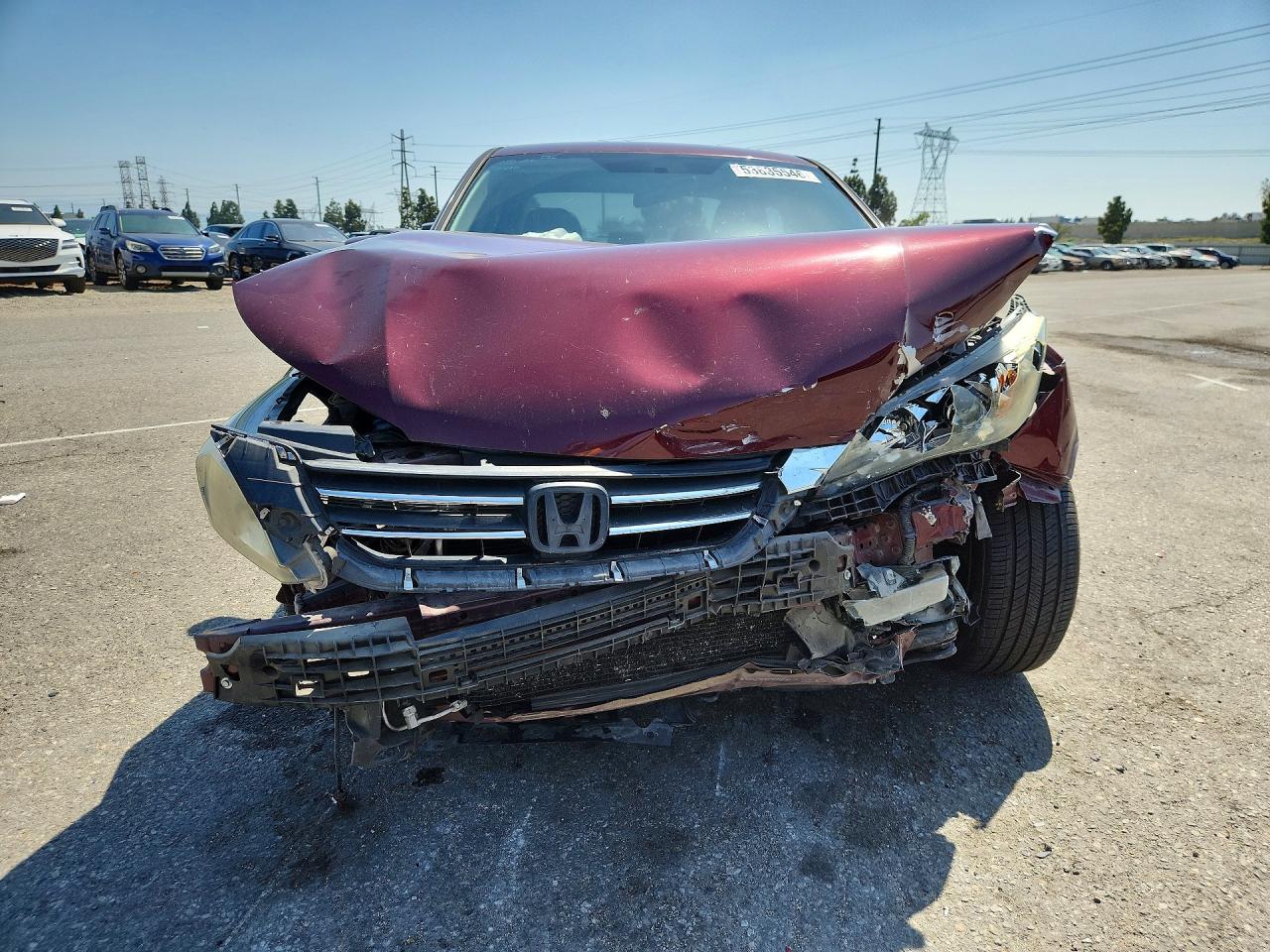 2015 Honda Accord Sport Burgundy vin: 1HGCR2F50FA231406