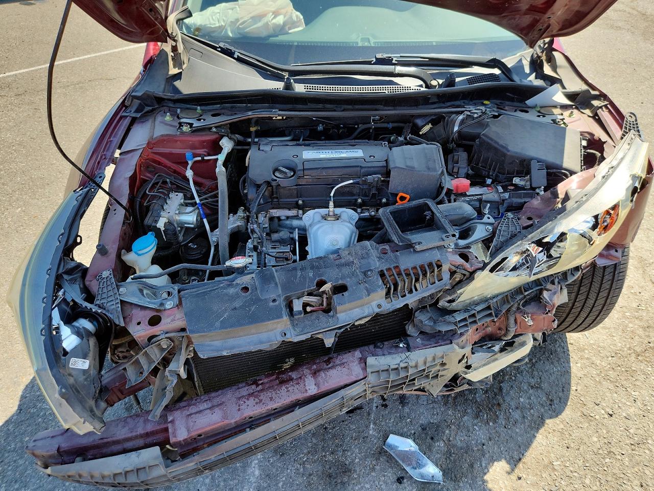 2015 Honda Accord Sport Burgundy vin: 1HGCR2F50FA231406