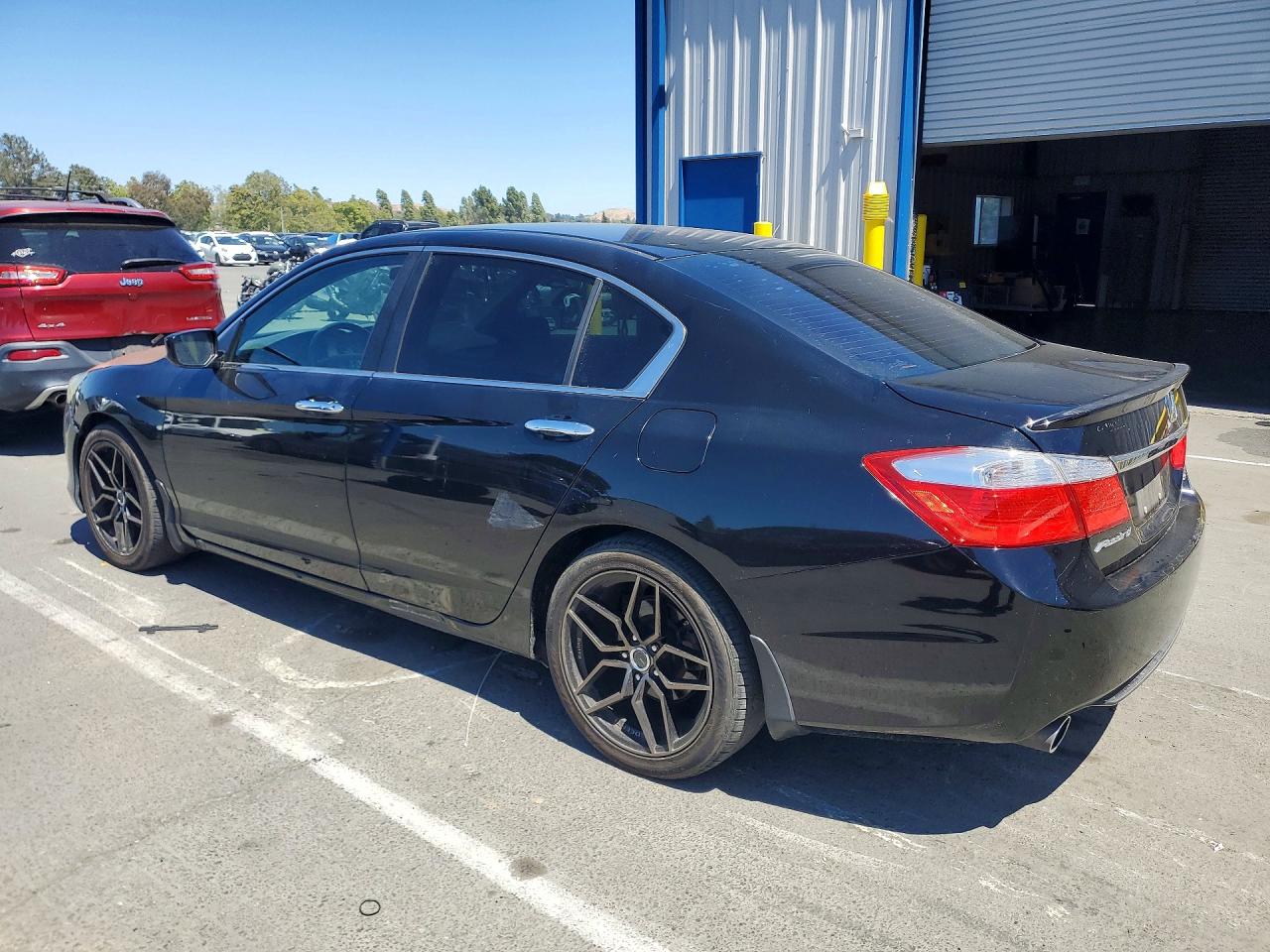 2015 Honda Accord Sport Черный vin: 1HGCR2F50FA239053