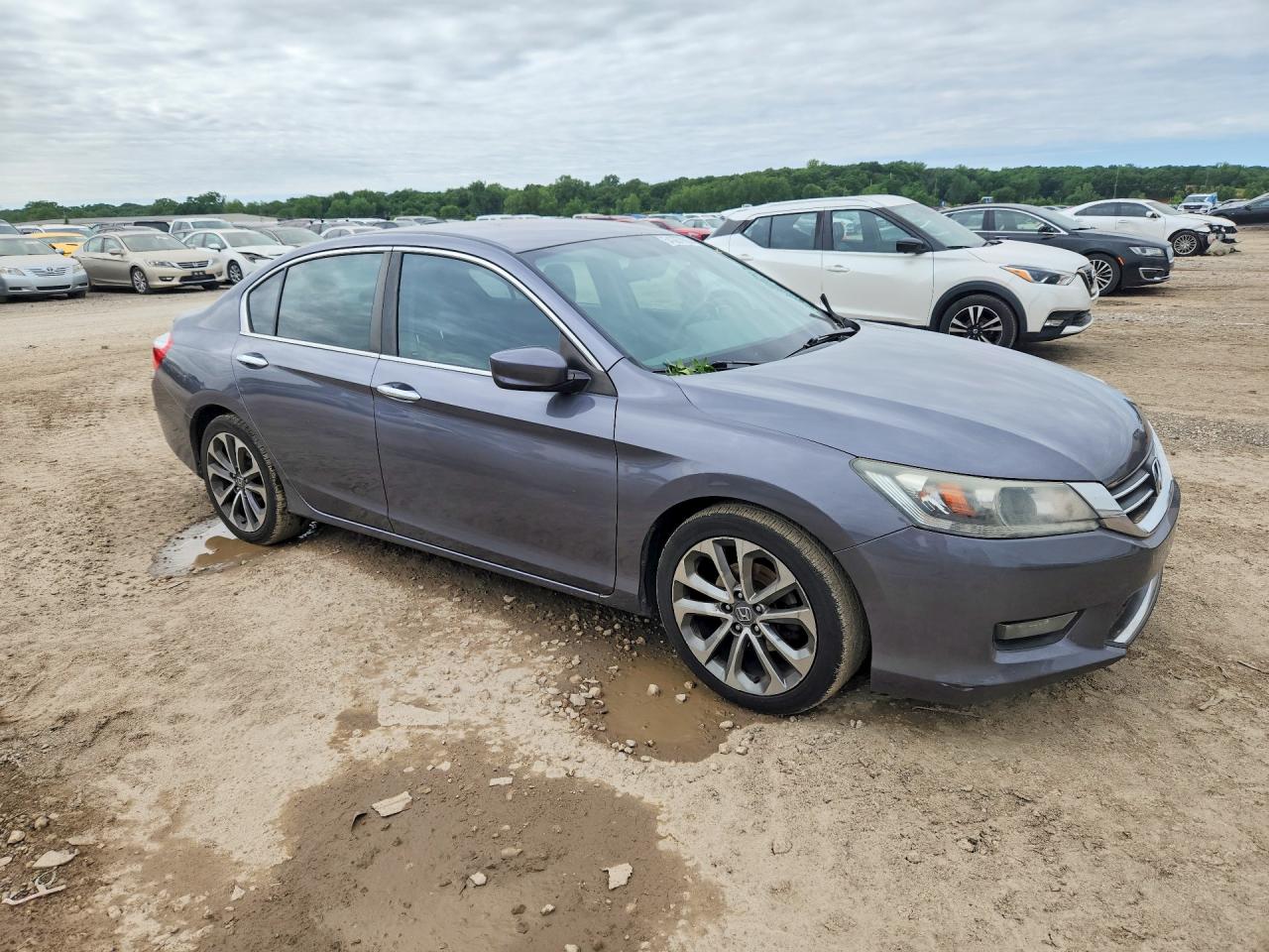 2015 Honda Accord Sport Gray vin: 1HGCR2F50FA247783