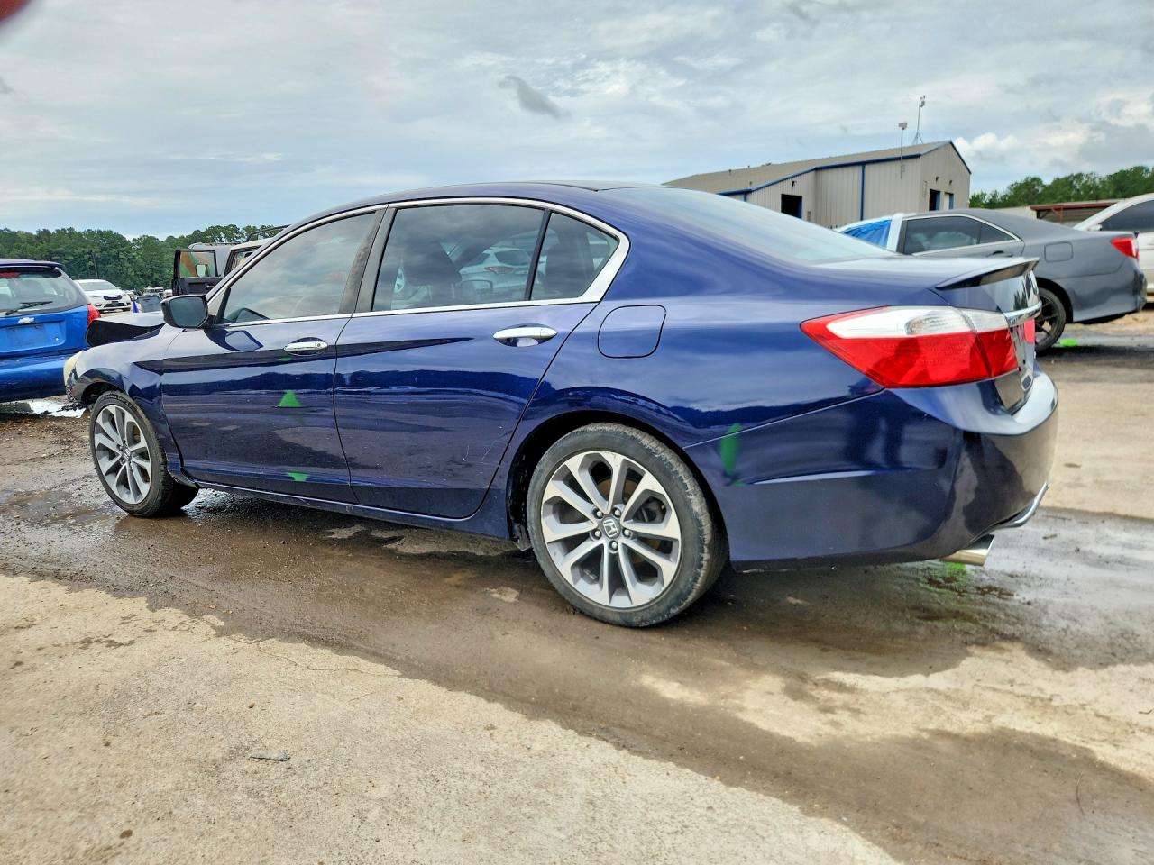 2015 Honda Accord Sport Blue vin: 1HGCR2F50FA251106