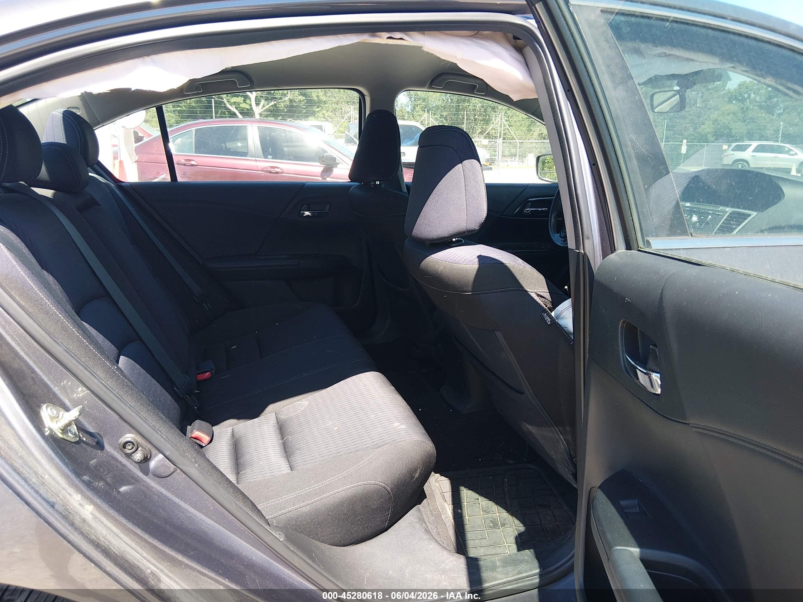 2015 Honda Accord Sport Серый vin: 1HGCR2F50FA270884