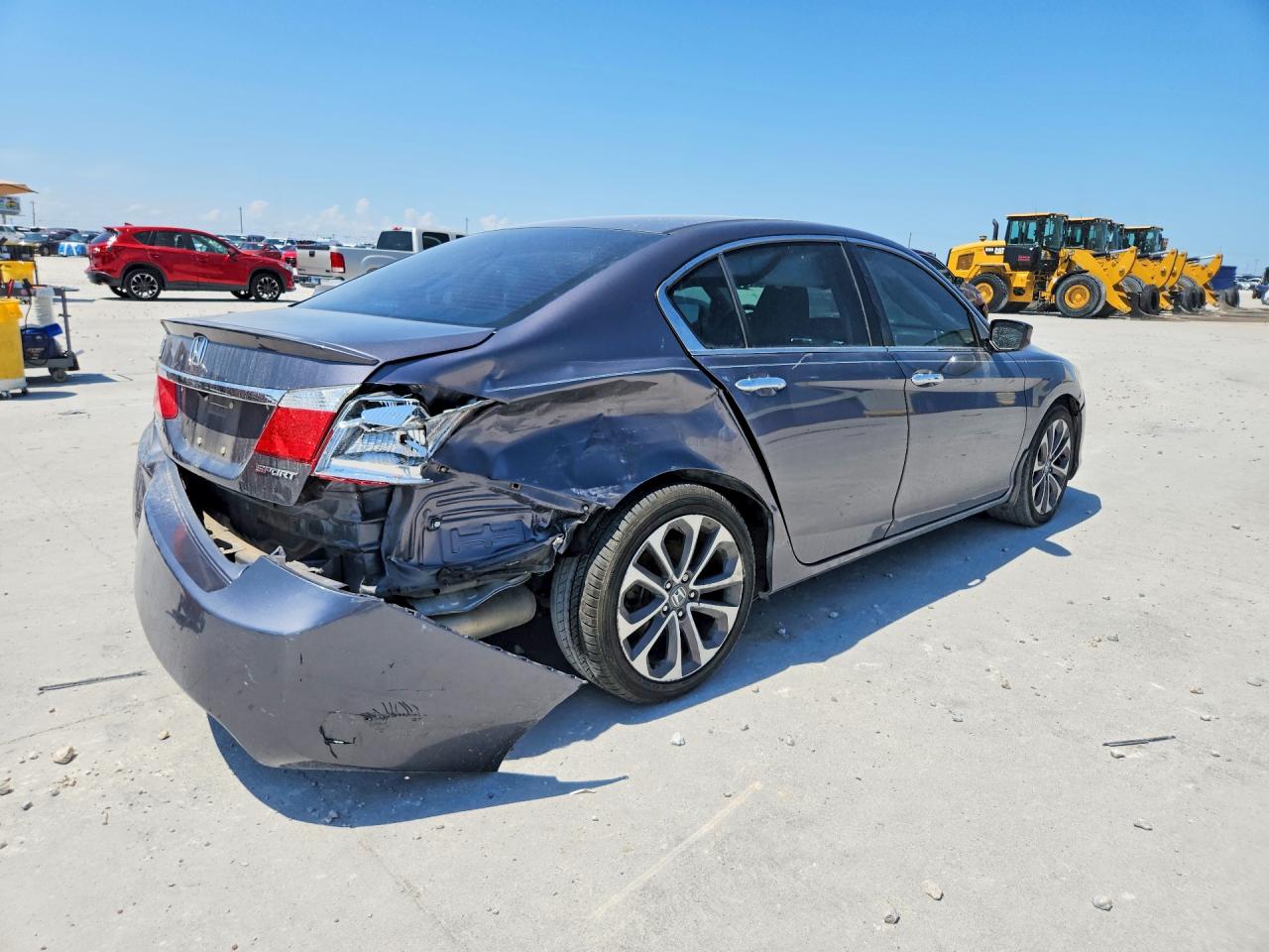 2015 Honda Accord Sport Gray vin: 1HGCR2F50FA275745
