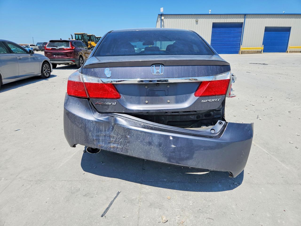 2015 Honda Accord Sport Gray vin: 1HGCR2F50FA275745