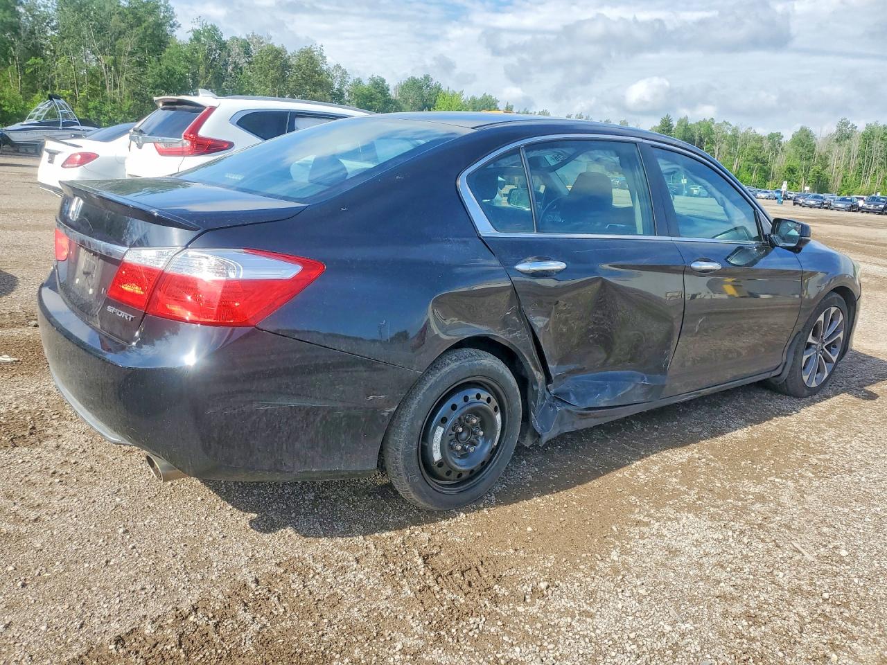 2015 Honda Accord Sport Black vin: 1HGCR2F50FA807608