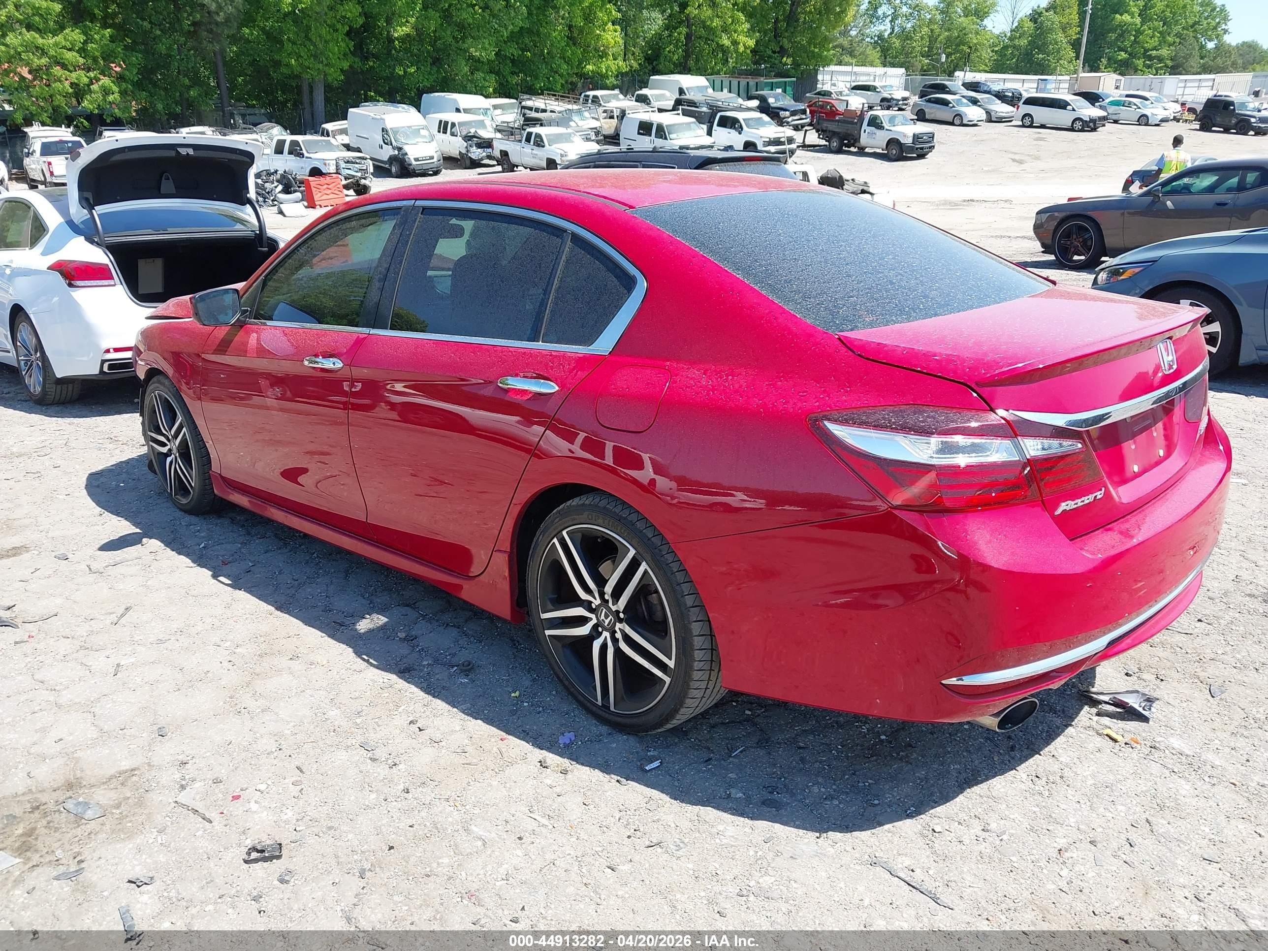 2017 Honda Accord Sport Red vin: 1HGCR2F50HA048770