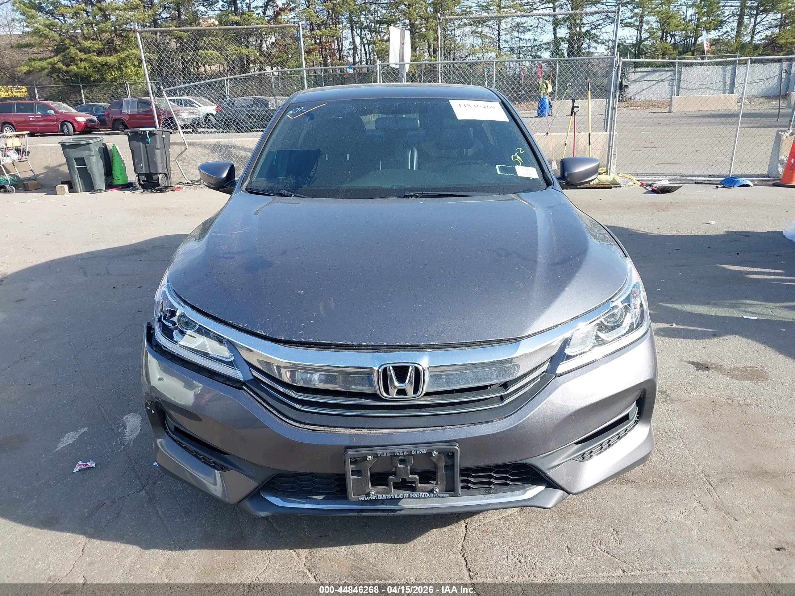 2017 Honda Accord Sport Gray vin: 1HGCR2F50HA223468