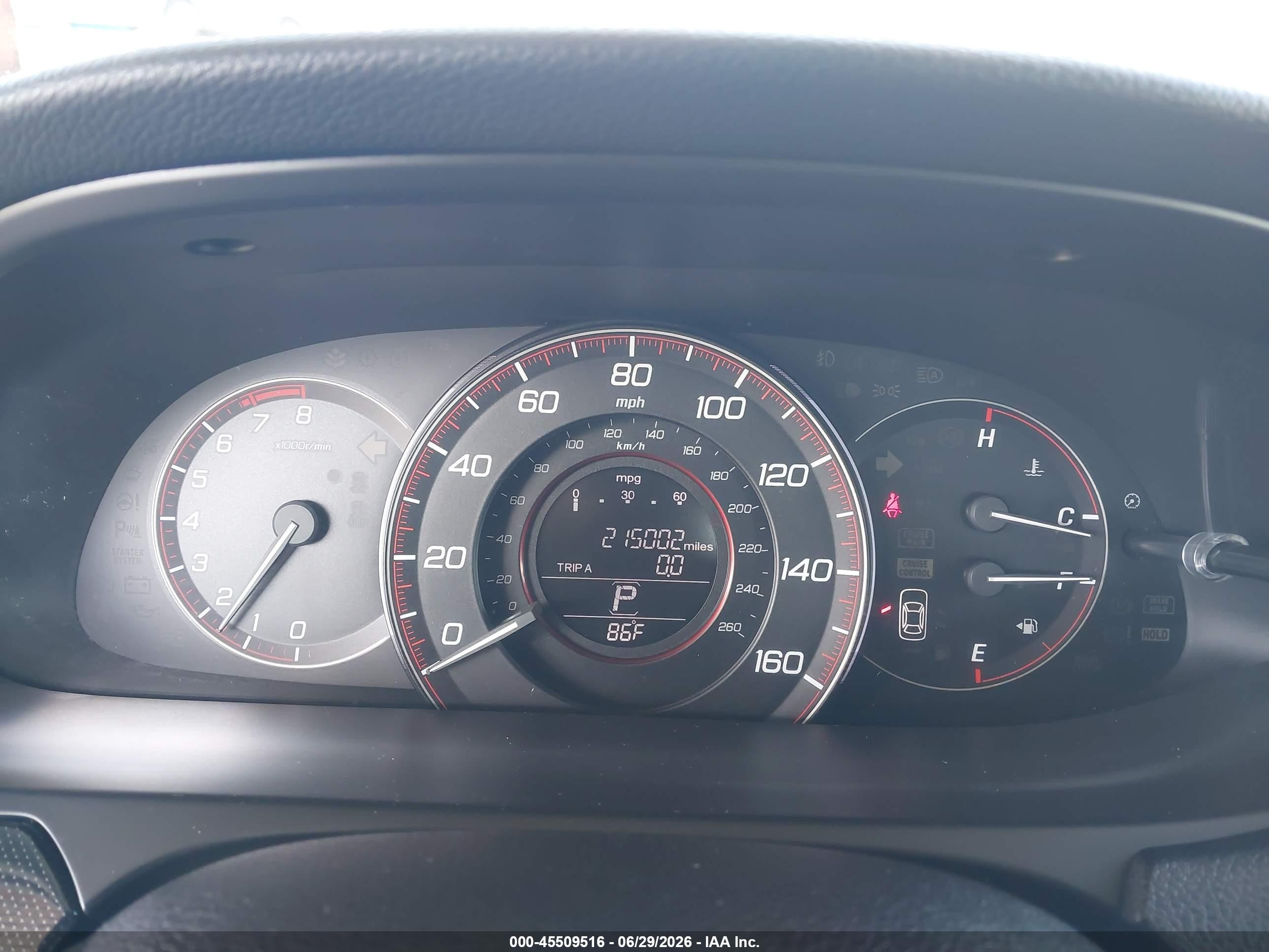 2013 Honda Accord Sport Gray vin: 1HGCR2F51DA017179