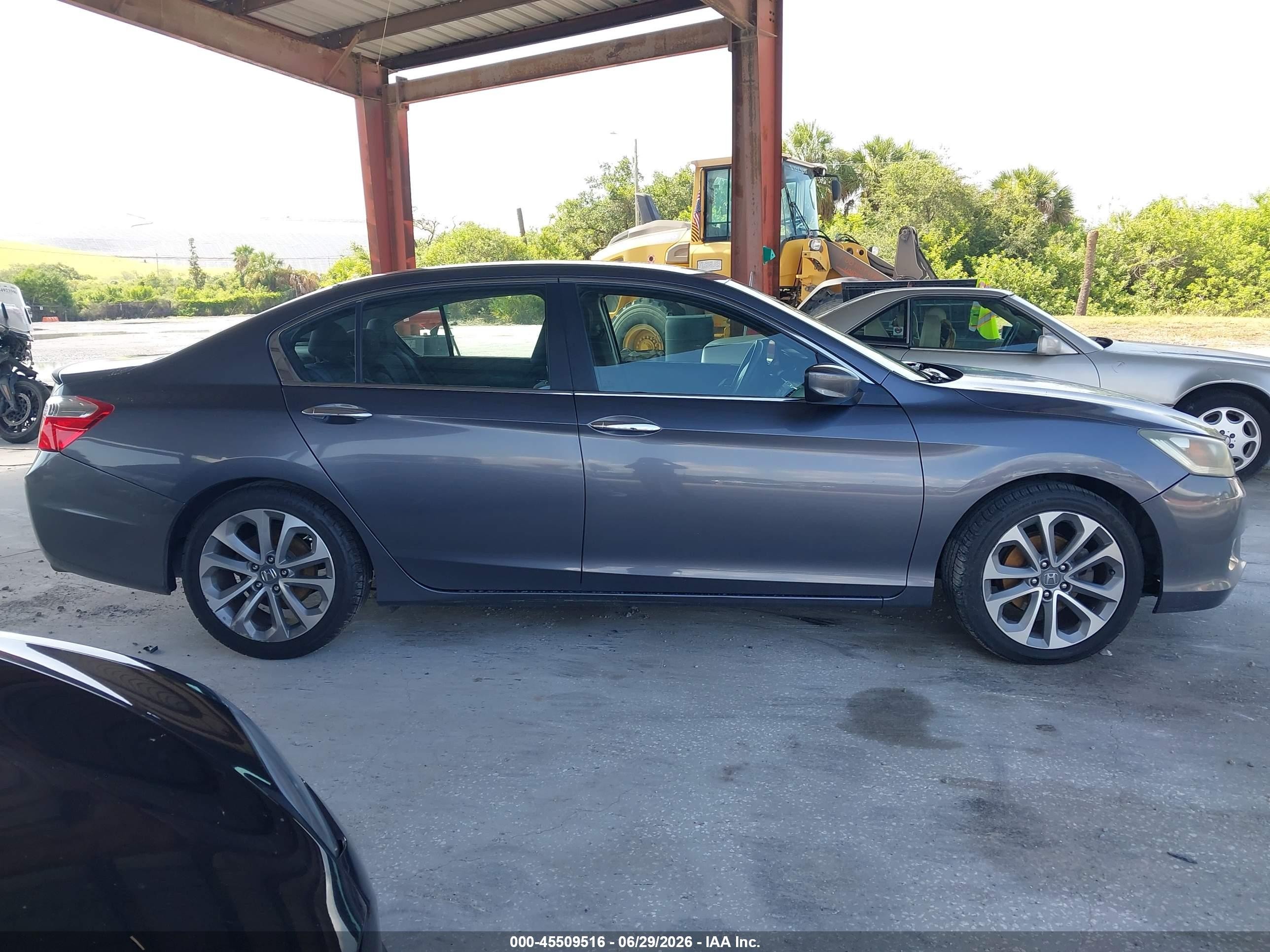 2013 Honda Accord Sport Gray vin: 1HGCR2F51DA017179