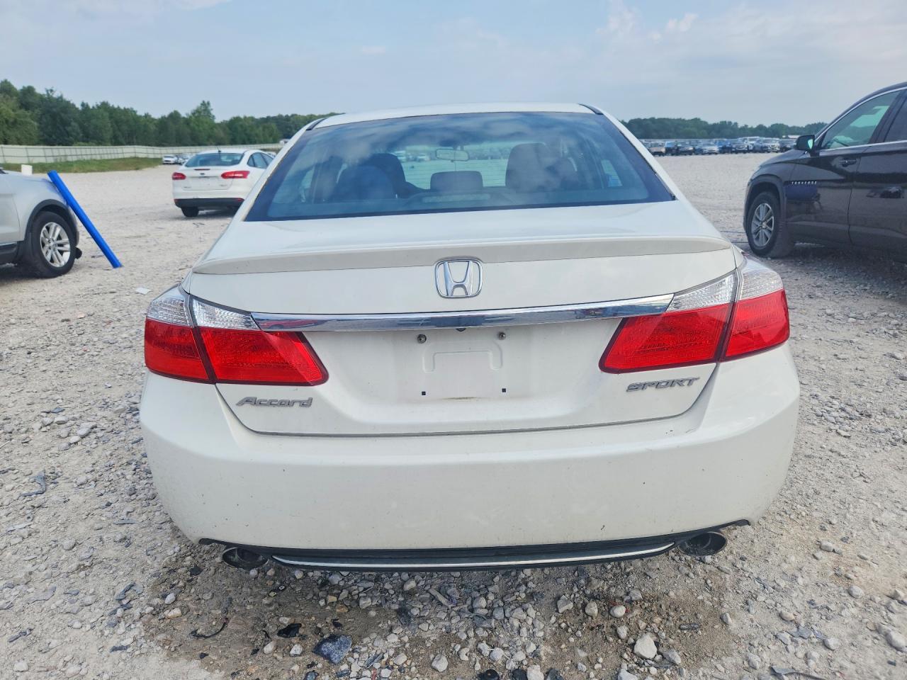 2013 Honda Accord Sport White vin: 1HGCR2F51DA032023