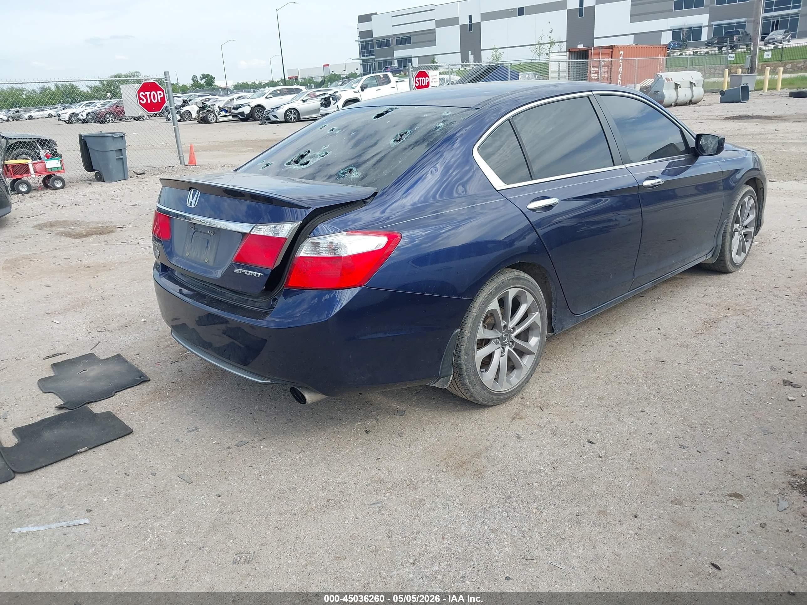 2013 Honda Accord Sport Dark Blue vin: 1HGCR2F51DA081786