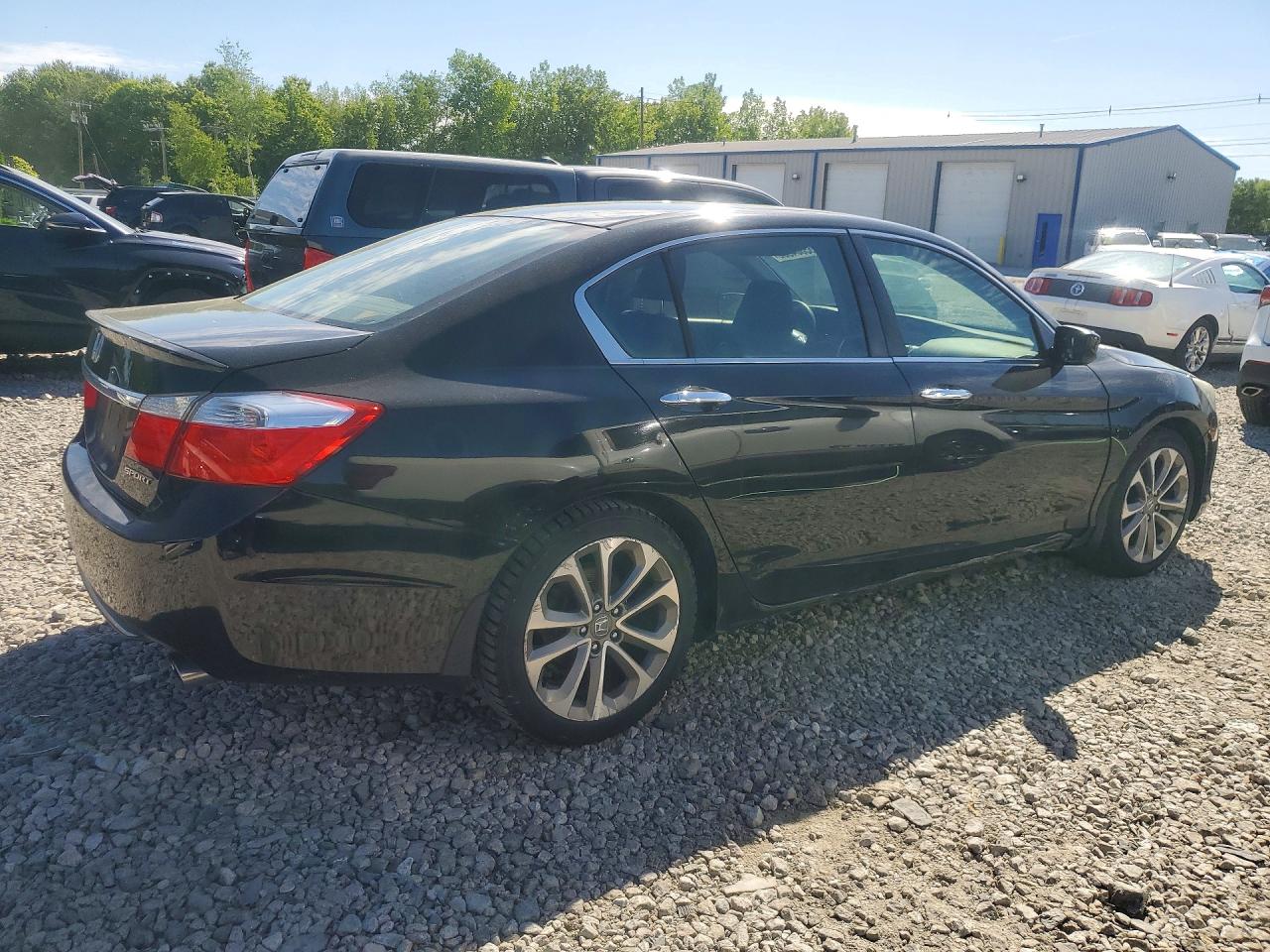 2013 Honda Accord Sport Black vin: 1HGCR2F51DA129349