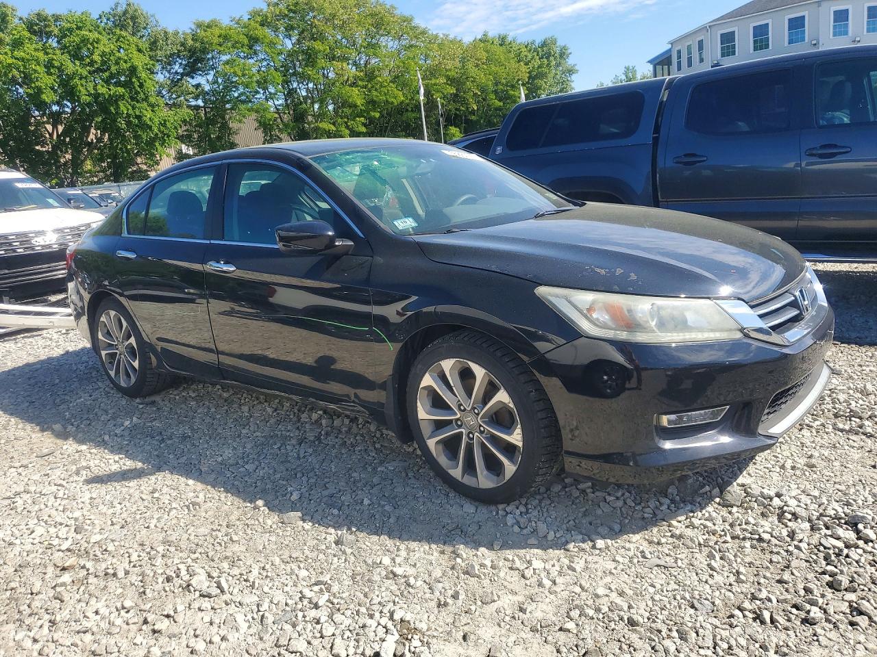 2013 Honda Accord Sport Black vin: 1HGCR2F51DA129349