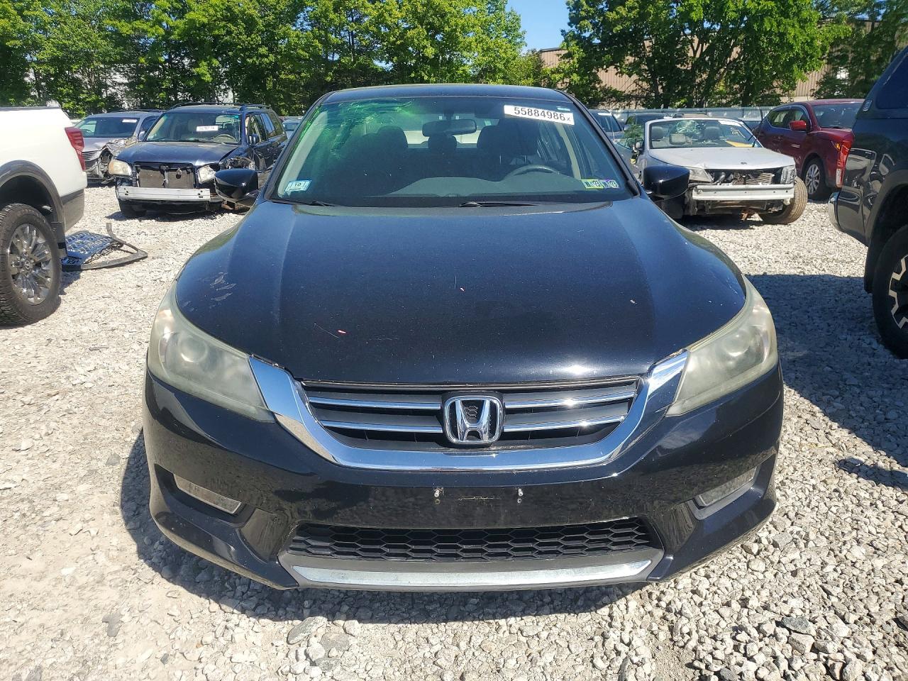 2013 Honda Accord Sport Black vin: 1HGCR2F51DA129349