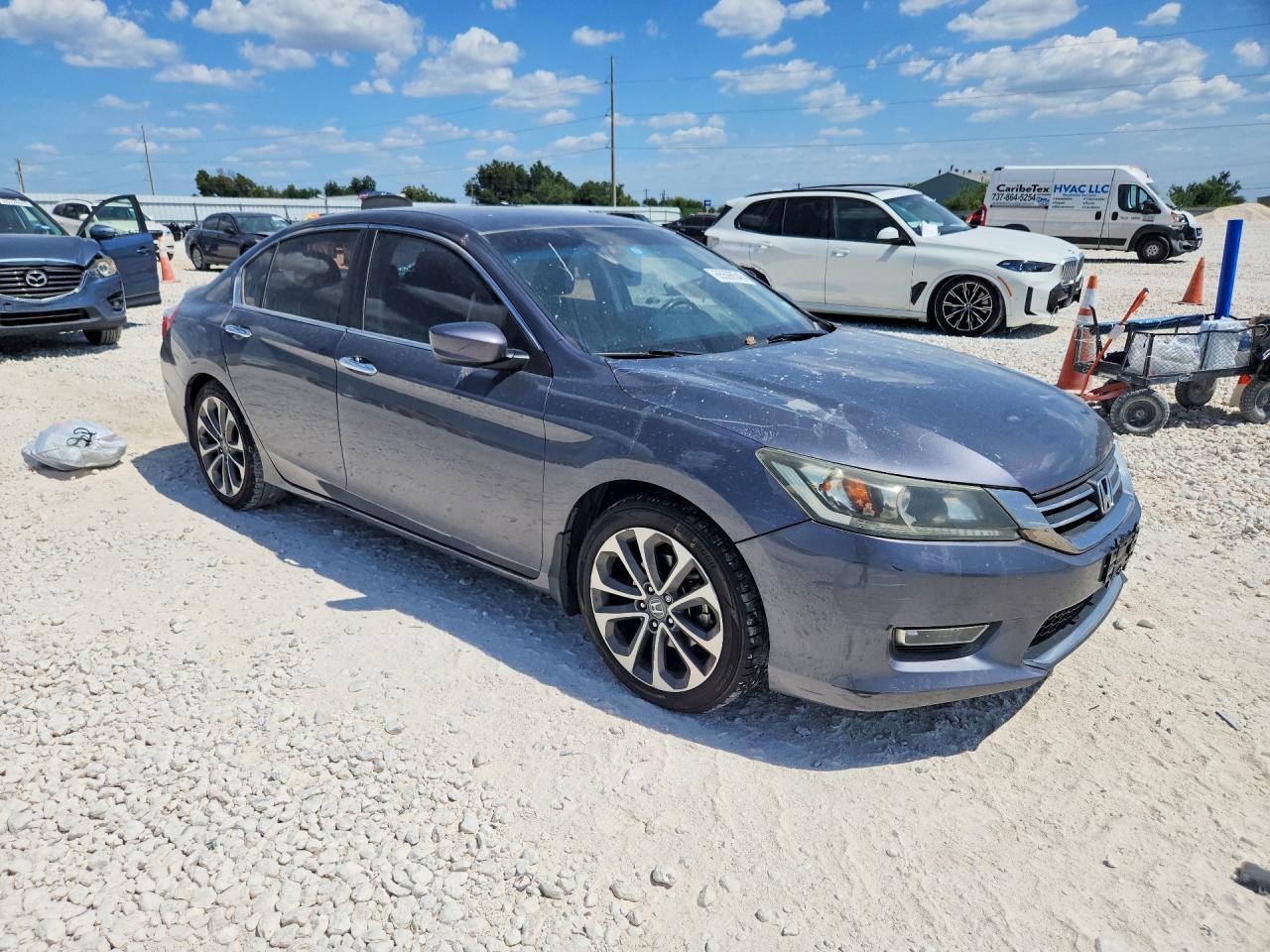 2013 Honda Accord Sport Gray vin: 1HGCR2F51DA129514