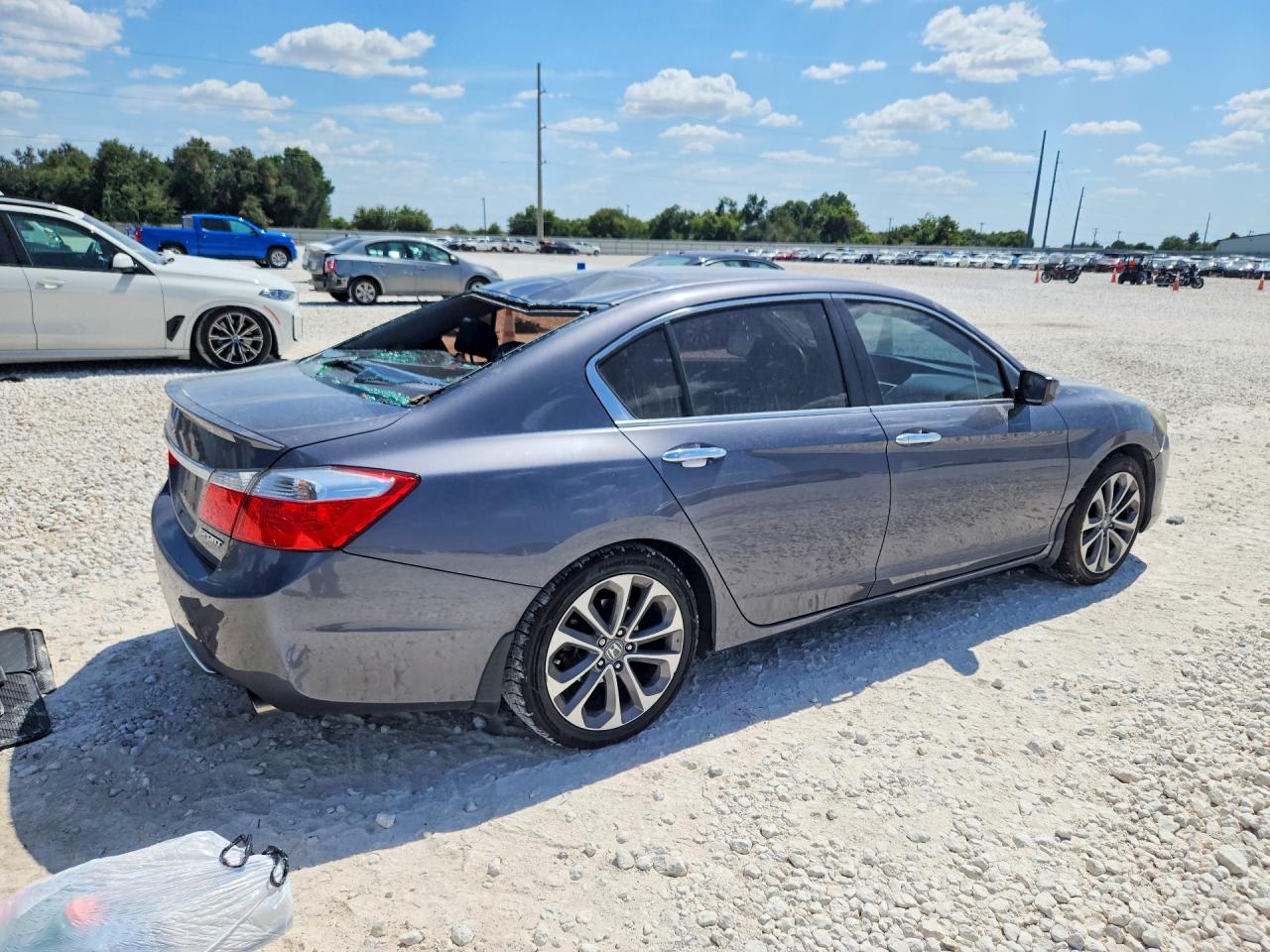 2013 Honda Accord Sport Gray vin: 1HGCR2F51DA129514