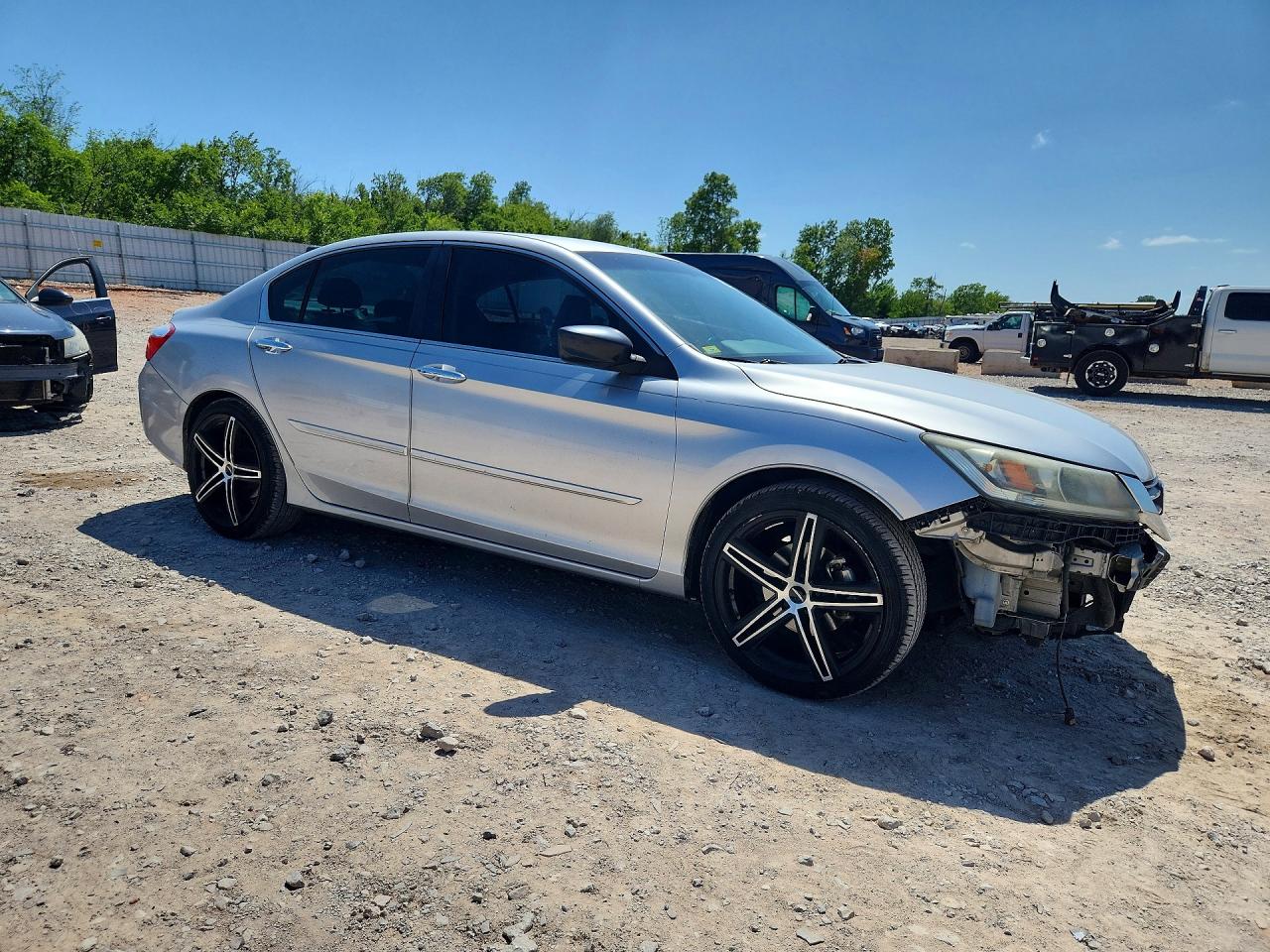 2013 Honda Accord Sport Silver vin: 1HGCR2F51DA156020