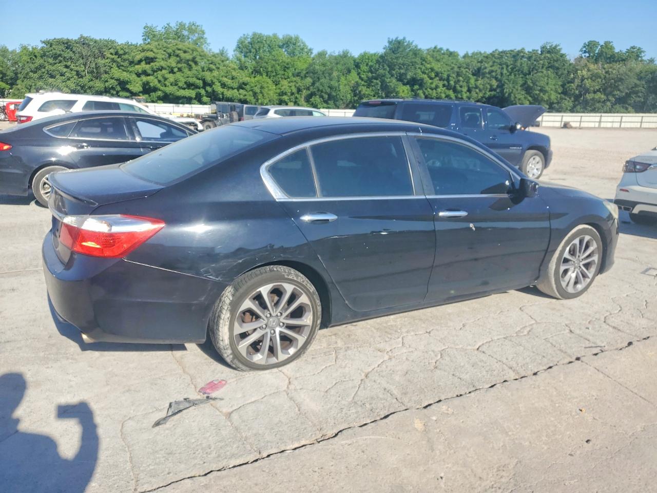 2013 Honda Accord Sport Black vin: 1HGCR2F51DA185064