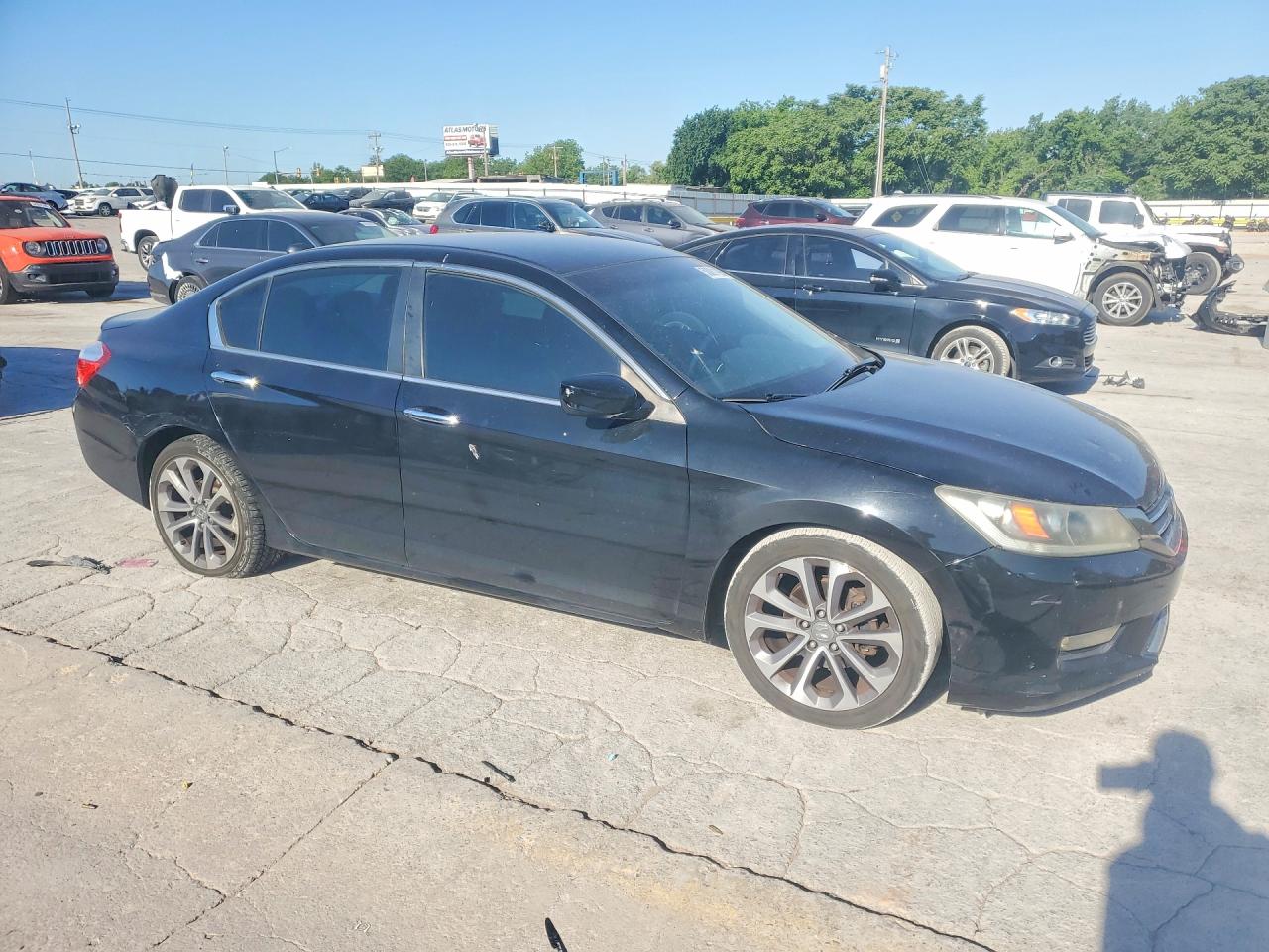 2013 Honda Accord Sport Black vin: 1HGCR2F51DA185064
