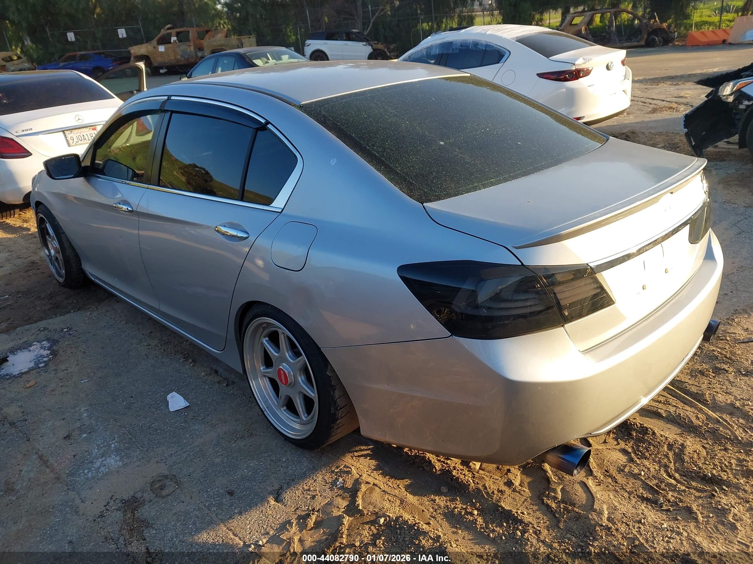 2013 Honda Accord Sport Серебряный vin: 1HGCR2F51DA185100