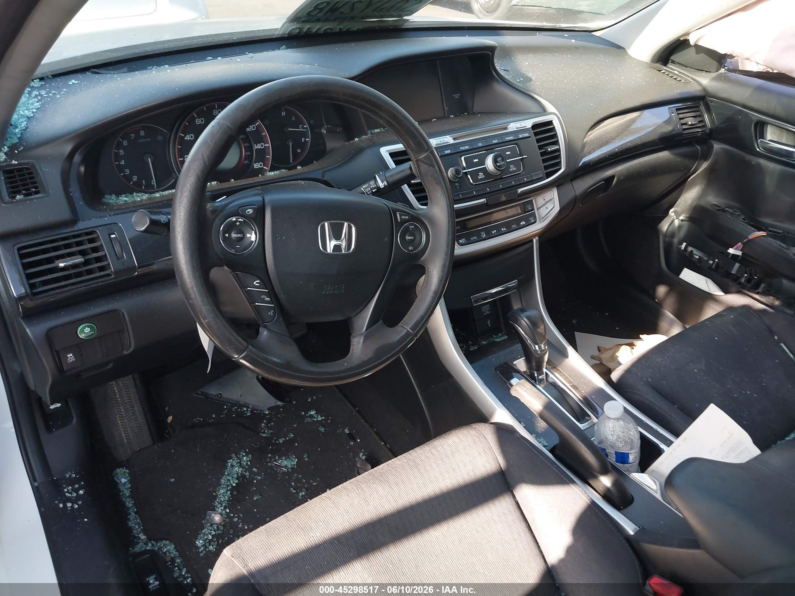 2013 Honda Accord Sport White vin: 1HGCR2F51DA215342