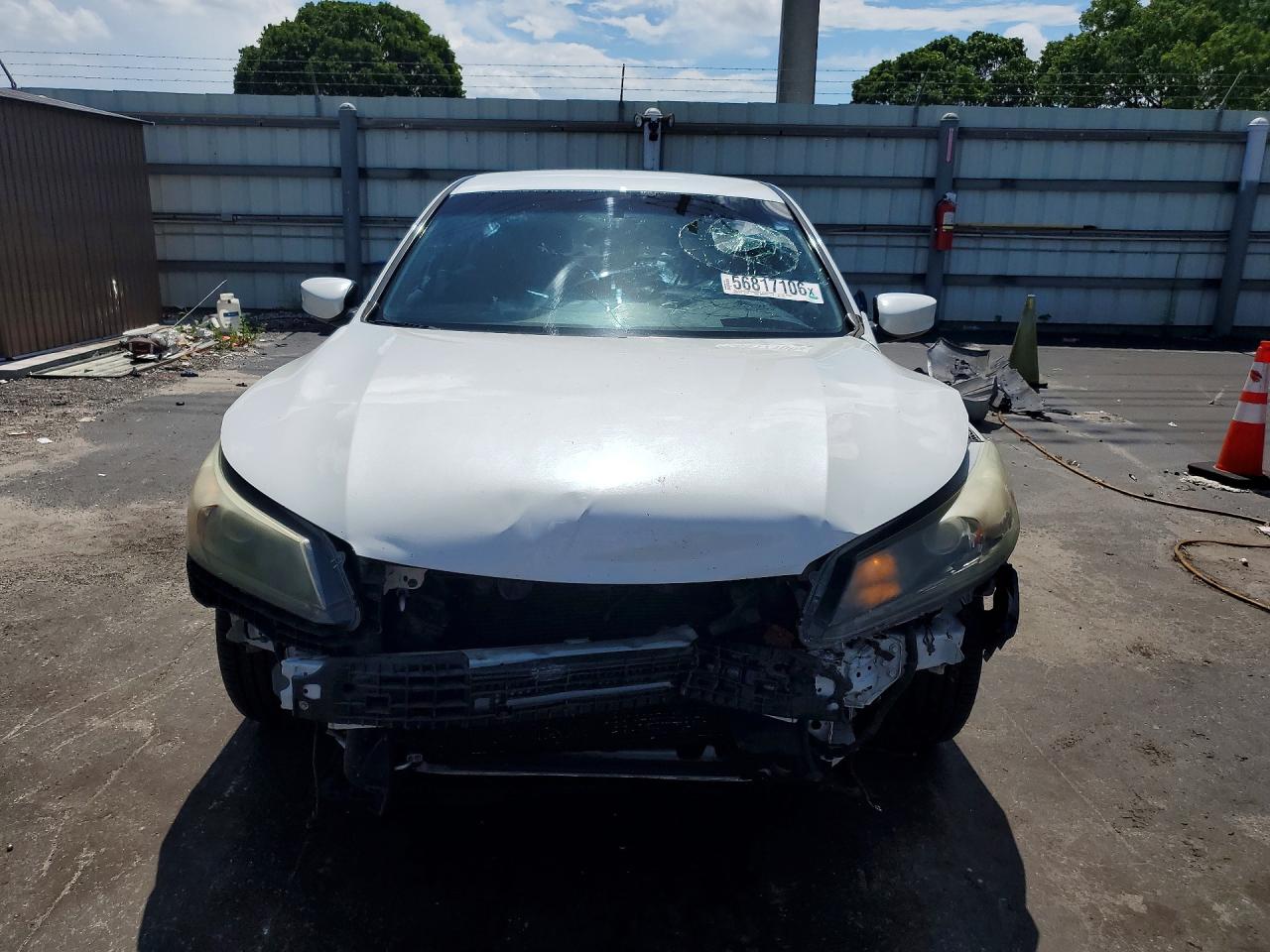 2013 Honda Accord Sport White vin: 1HGCR2F51DA233291