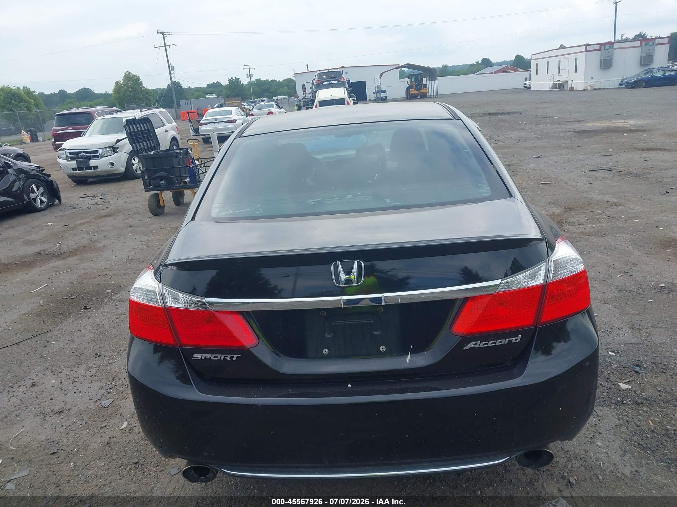 2014 Honda Accord Sport Black vin: 1HGCR2F51EA002912