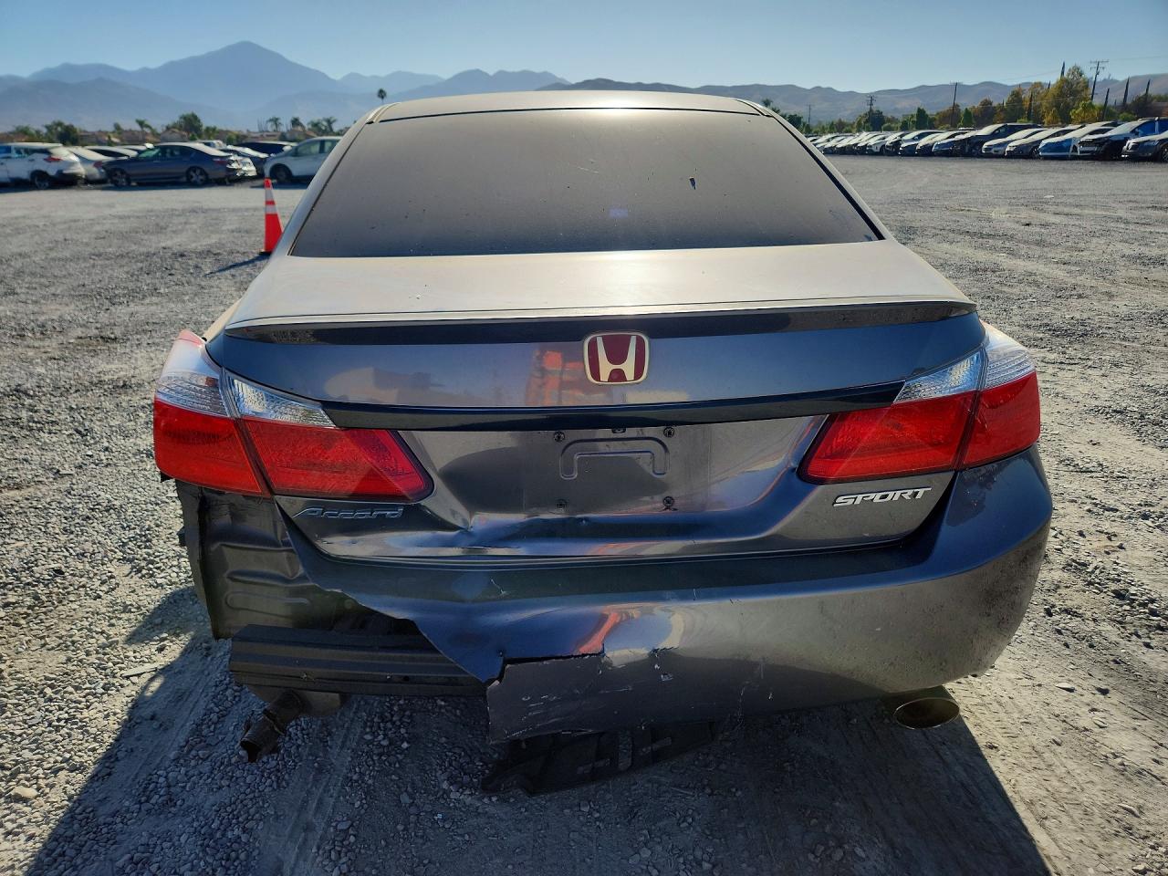 2014 Honda Accord Sport Gray vin: 1HGCR2F51EA083975