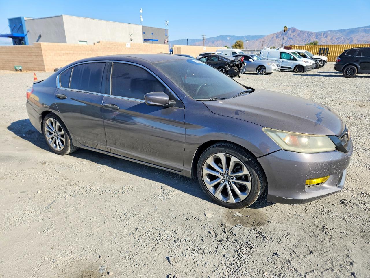 2014 Honda Accord Sport Gray vin: 1HGCR2F51EA083975
