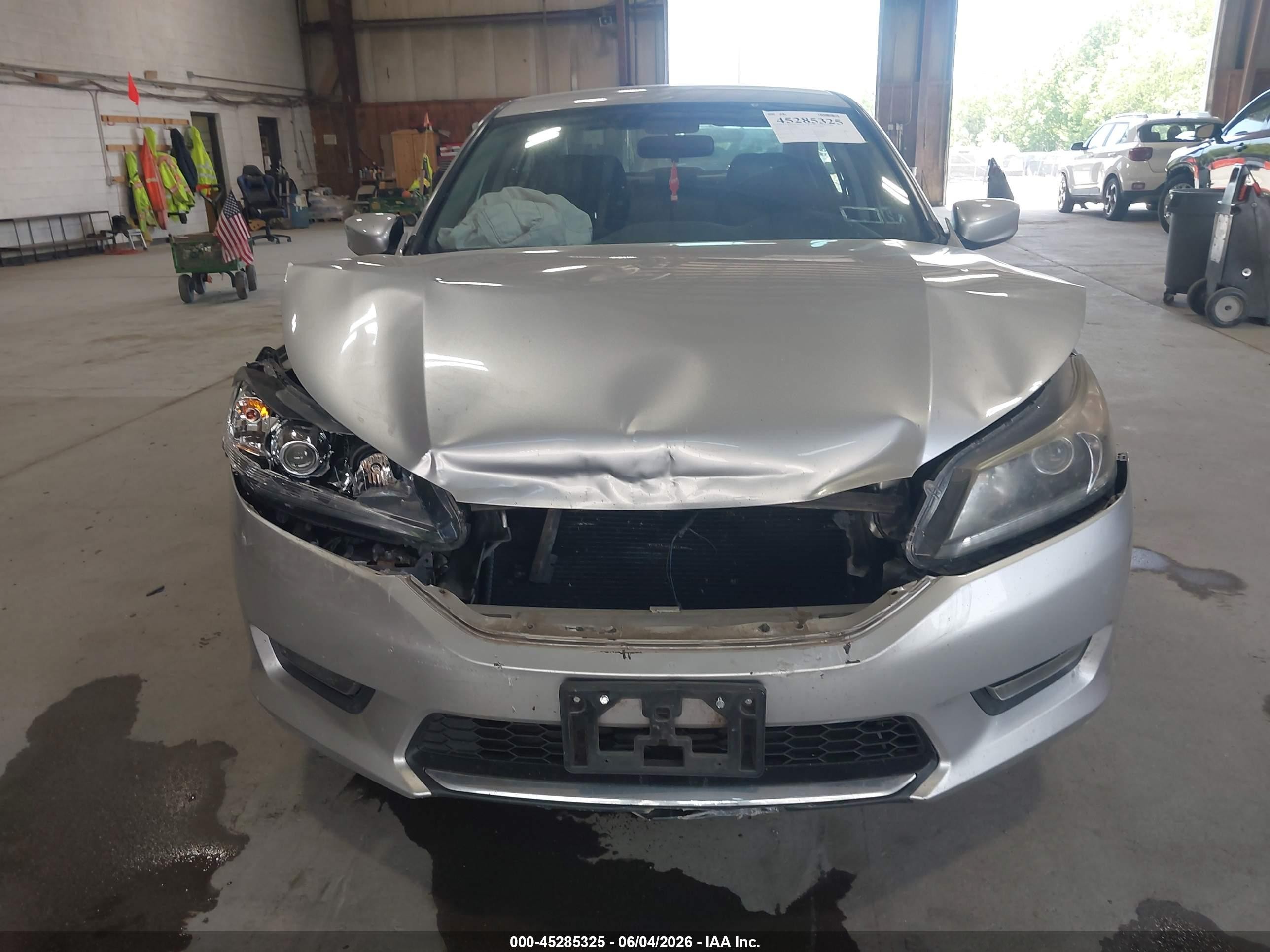 2014 Honda Accord Sport Gray vin: 1HGCR2F51EA100371