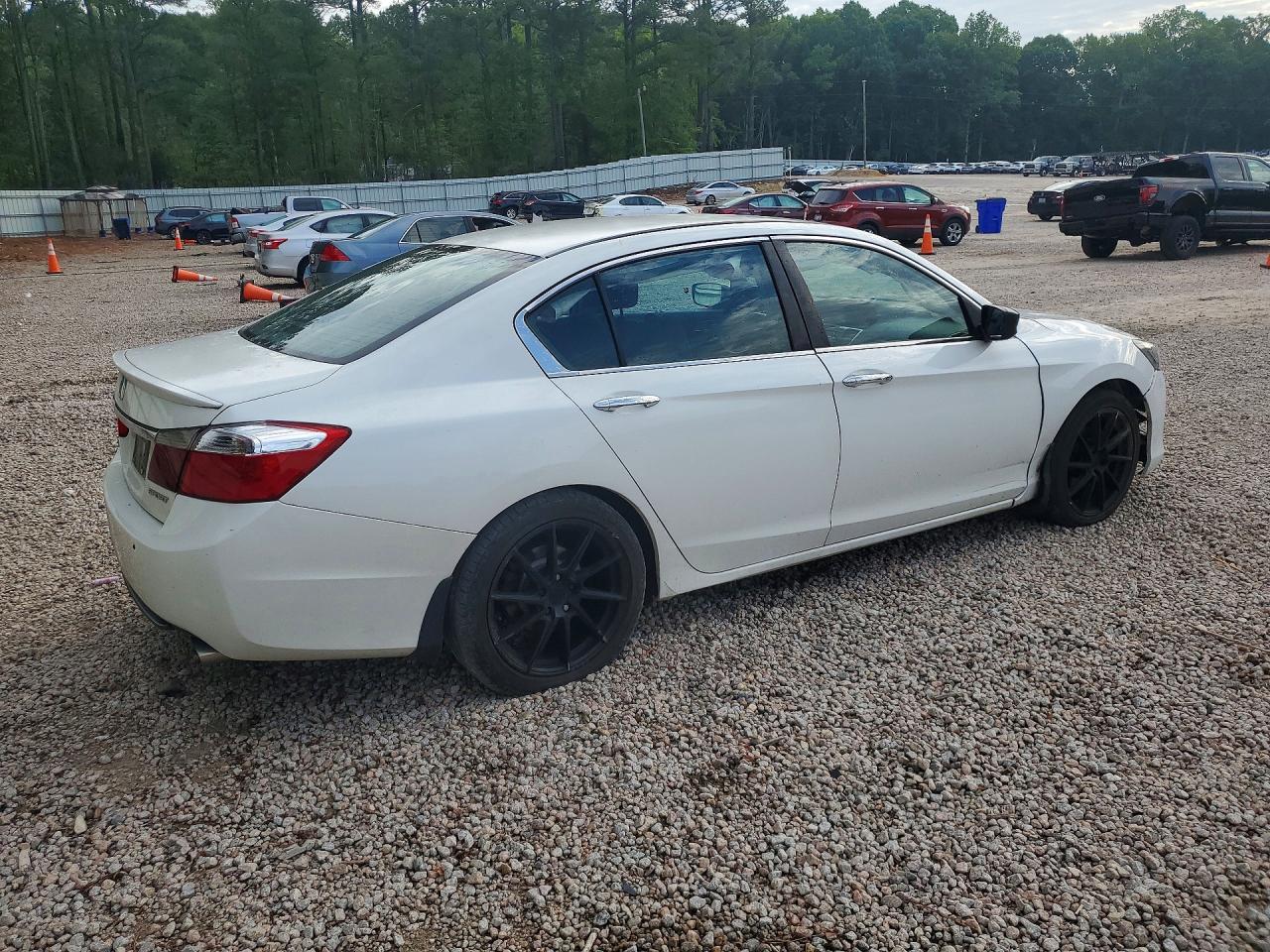 2014 Honda Accord Sport White vin: 1HGCR2F51EA120622