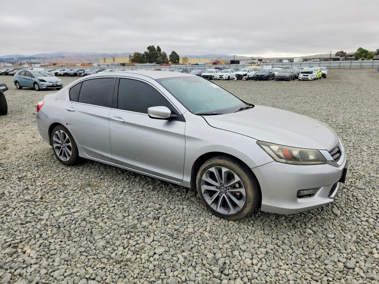 2014 Honda Accord Sport Серебряный vin: 1HGCR2F51EA167939