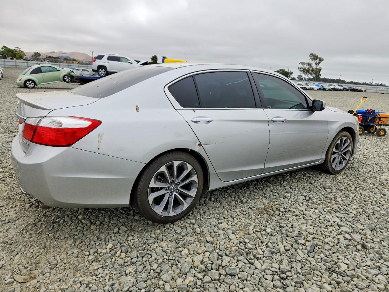 2014 Honda Accord Sport Серебряный vin: 1HGCR2F51EA167939