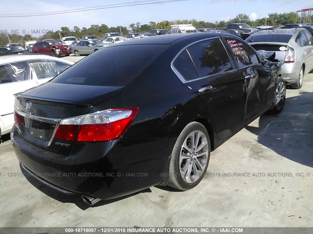 2014 Honda Accord Sport Black vin: 1HGCR2F51EA174471